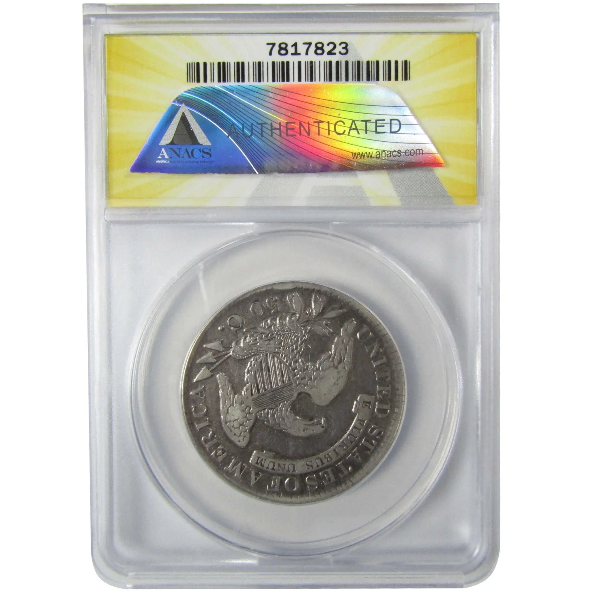 1832 Small Letters Capped Bust 50c VF 20 Details ANACS SKU:CP782