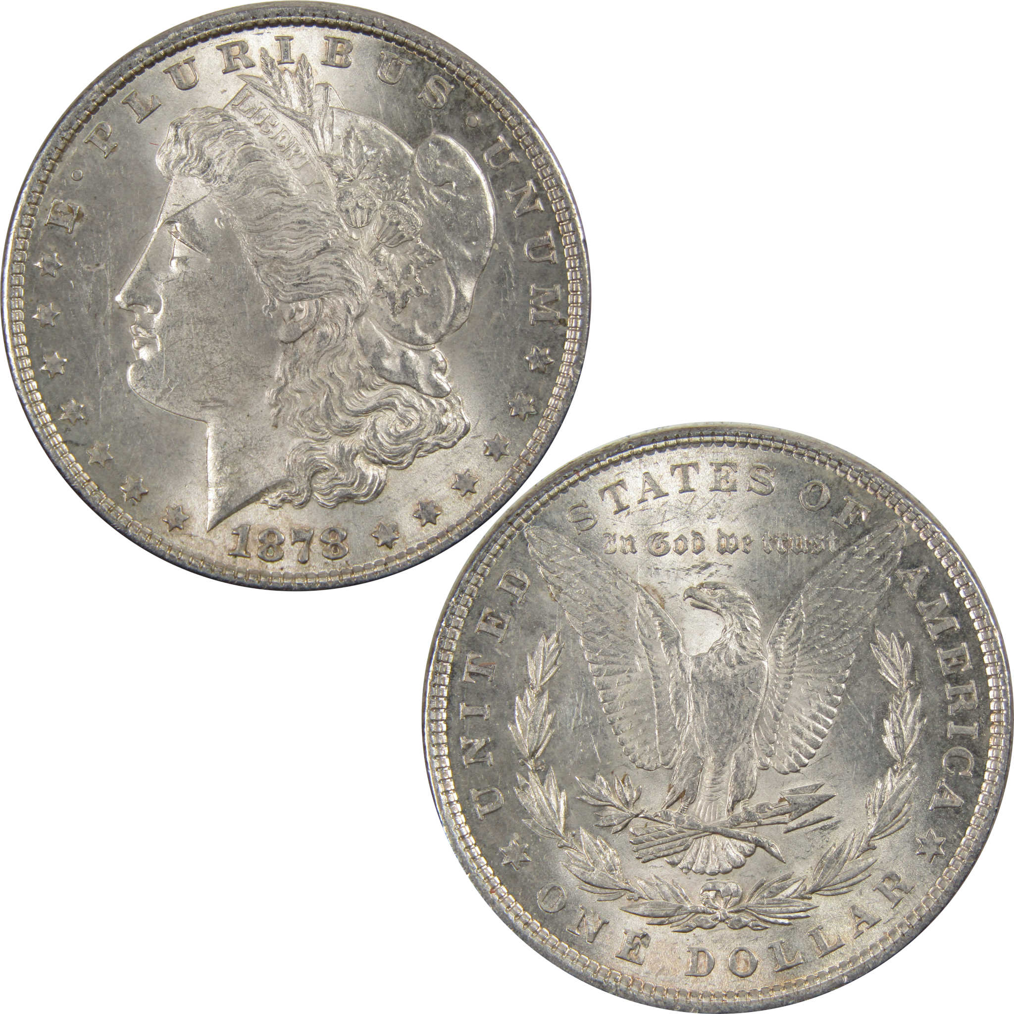 1878 7TF Rev 78 Morgan Dollar Borderline Unc 90% Silver SKU:I7854 - Morgan coin - Morgan silver dollar - Morgan silver dollar for sale - Profile Coins & Collectibles