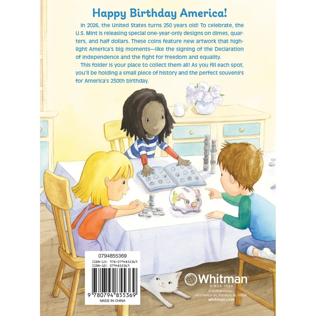 Whitman 2026 United States 250th Anniversary Children's Coin Folder