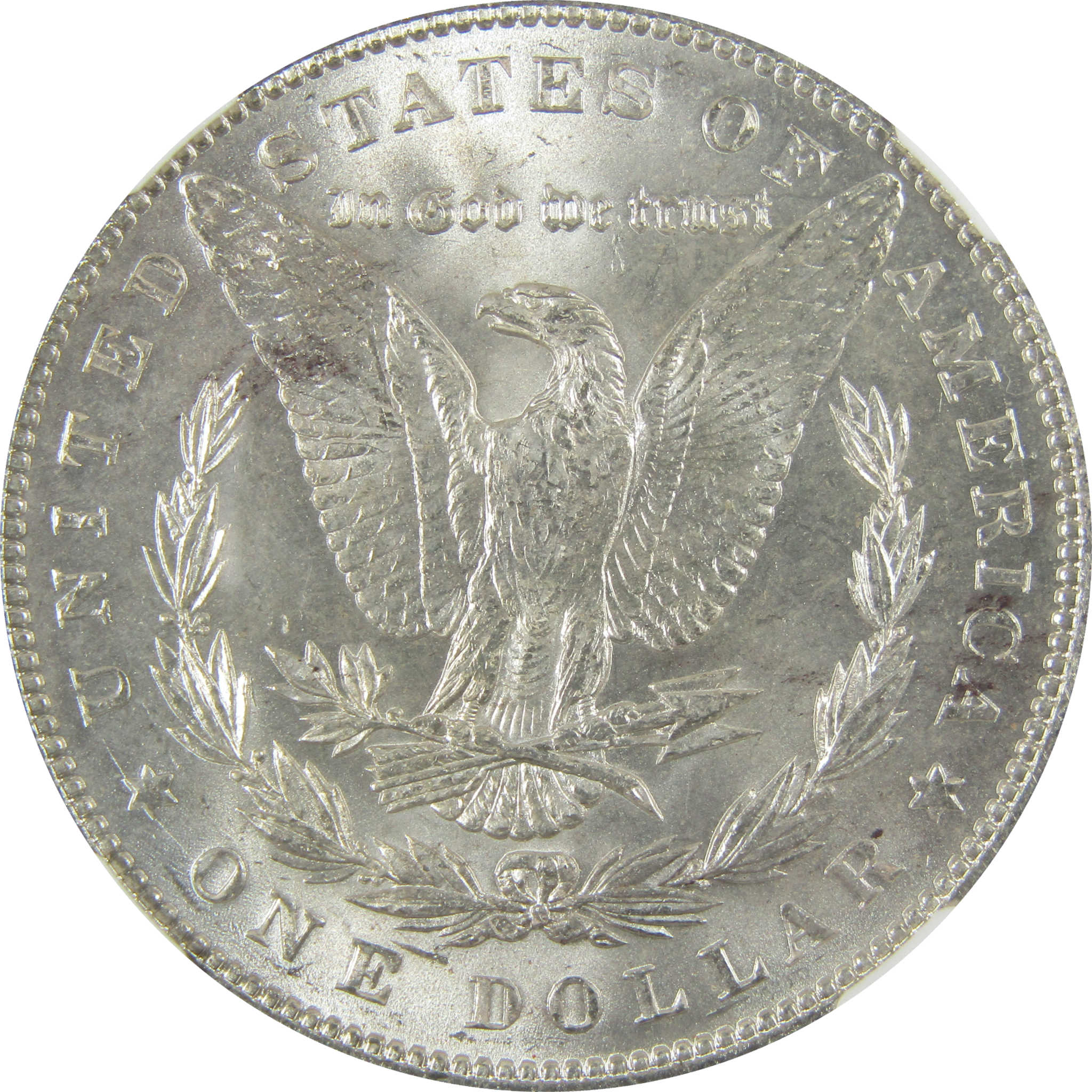 1887 Morgan Silver Dollar MS 63 NGC Uncirculated $1 Coin SKU:I27891