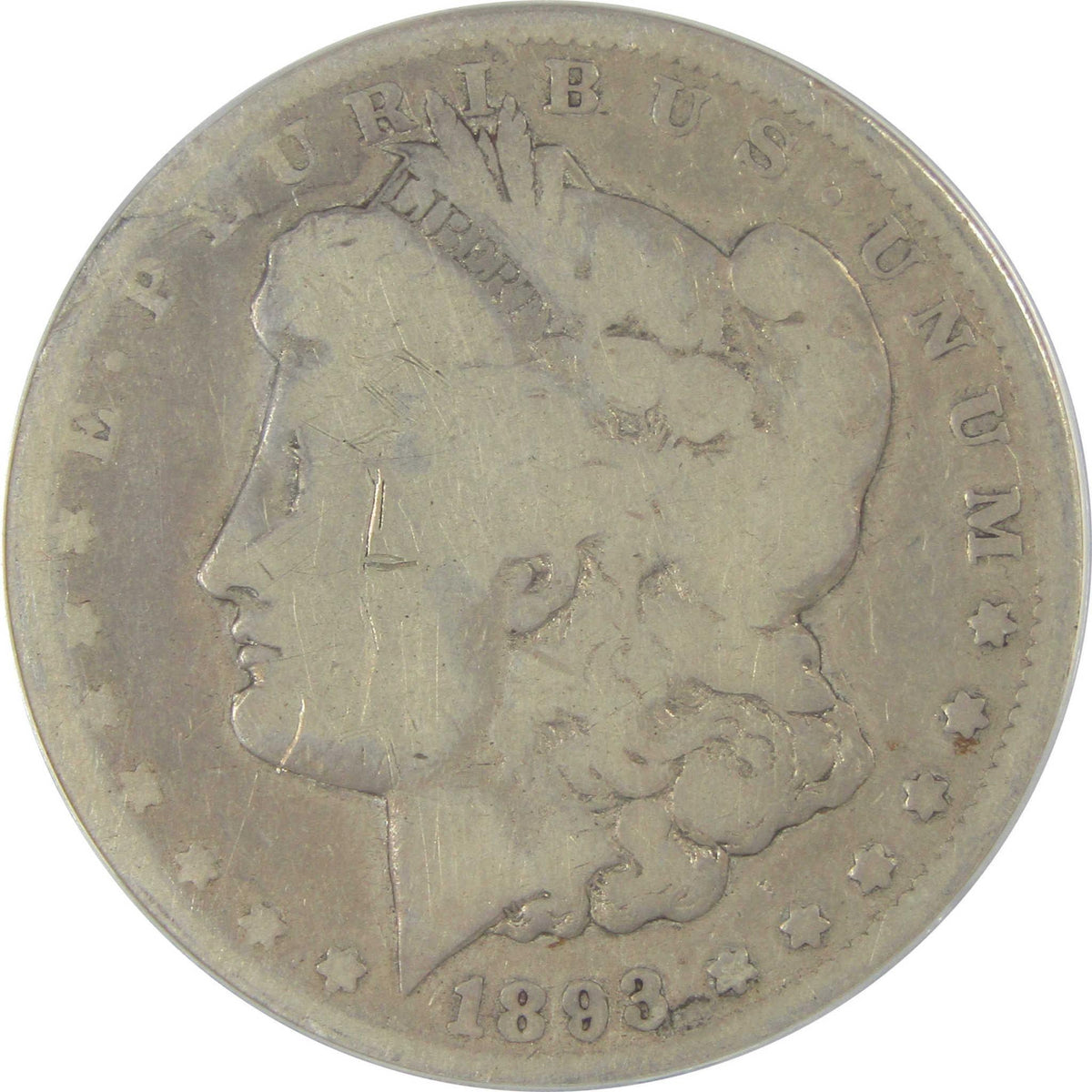 1893 CC Morgan Dollar G 6 Details ANACS Silver $1 Coin SKU:CP109 - Morgan coin - Morgan silver dollar - Morgan silver dollar for sale - Profile Coins & Collectibles