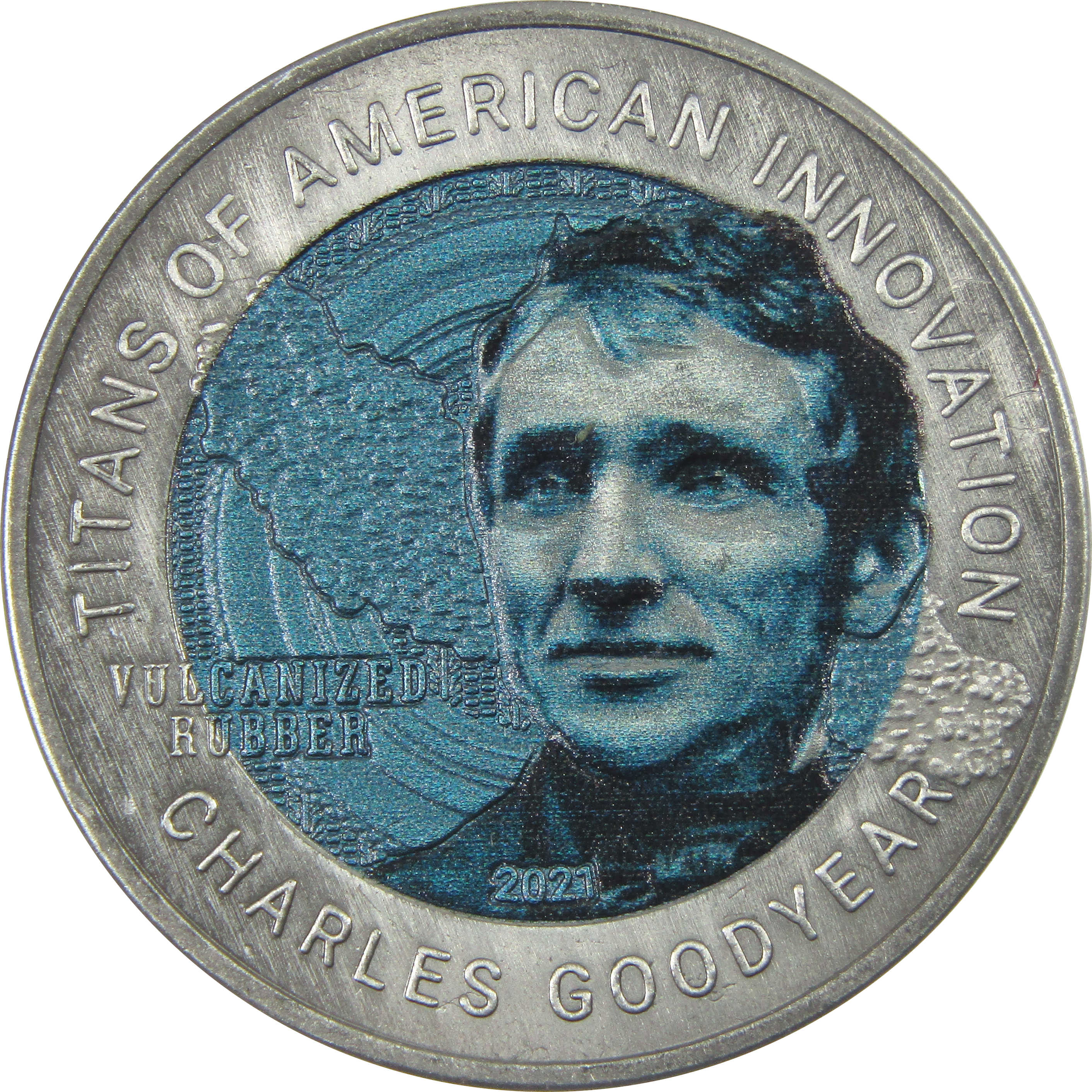 Titans of American Innovation Charles Goodyear Titanium 2 Cedis 2021