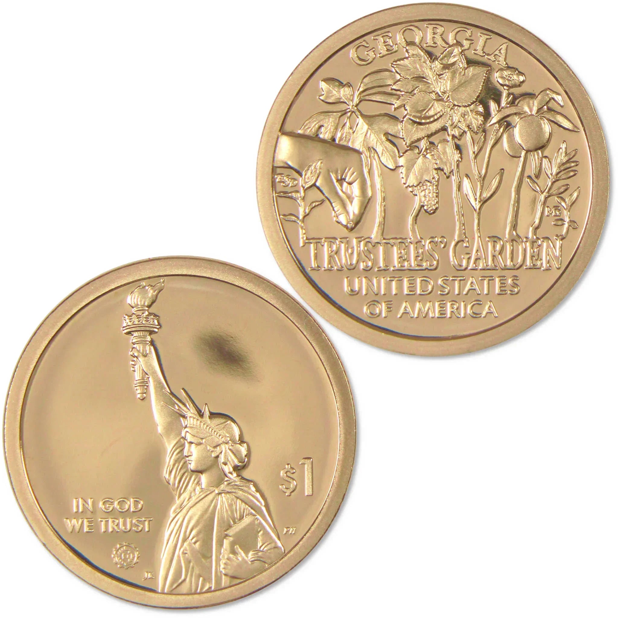 2019 S Georgia Trustee's Garden American Innovation Dollar Proof Coin
