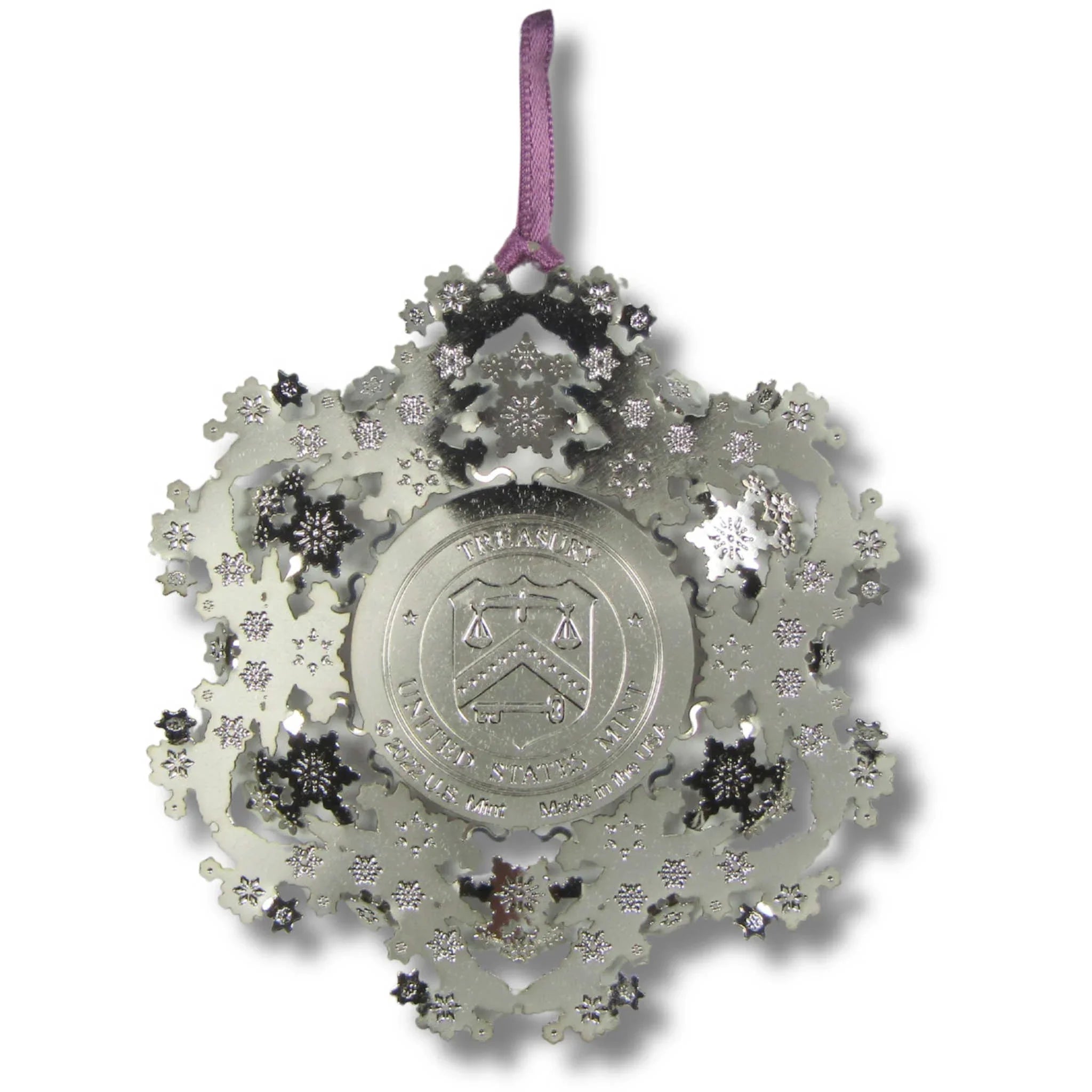 2022 Vermont Snowboarding American Innovation $1 Coin Holiday Ornament