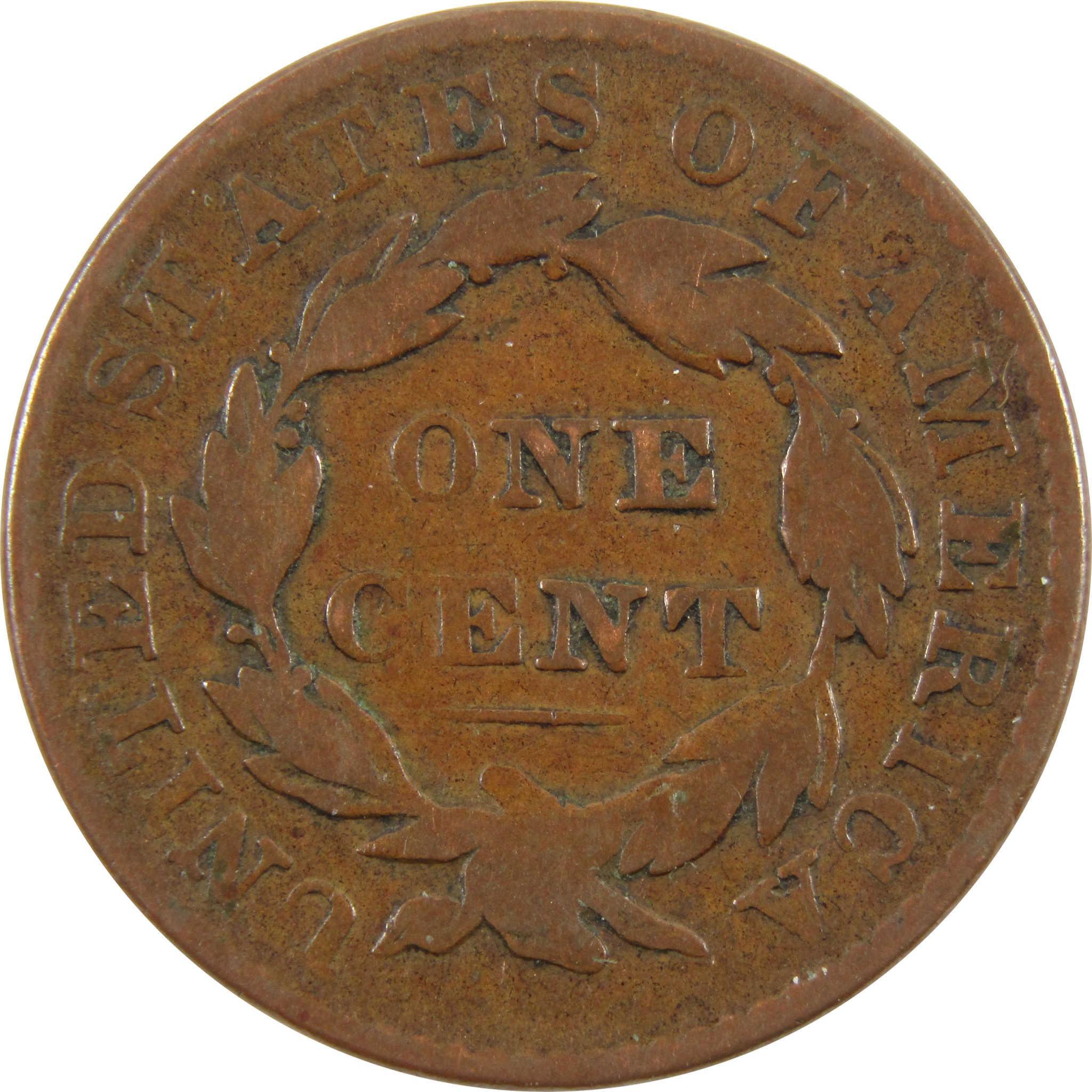 1829 Medium Letters Coronet Head Large Cent VG Very Good SKU:I10741
