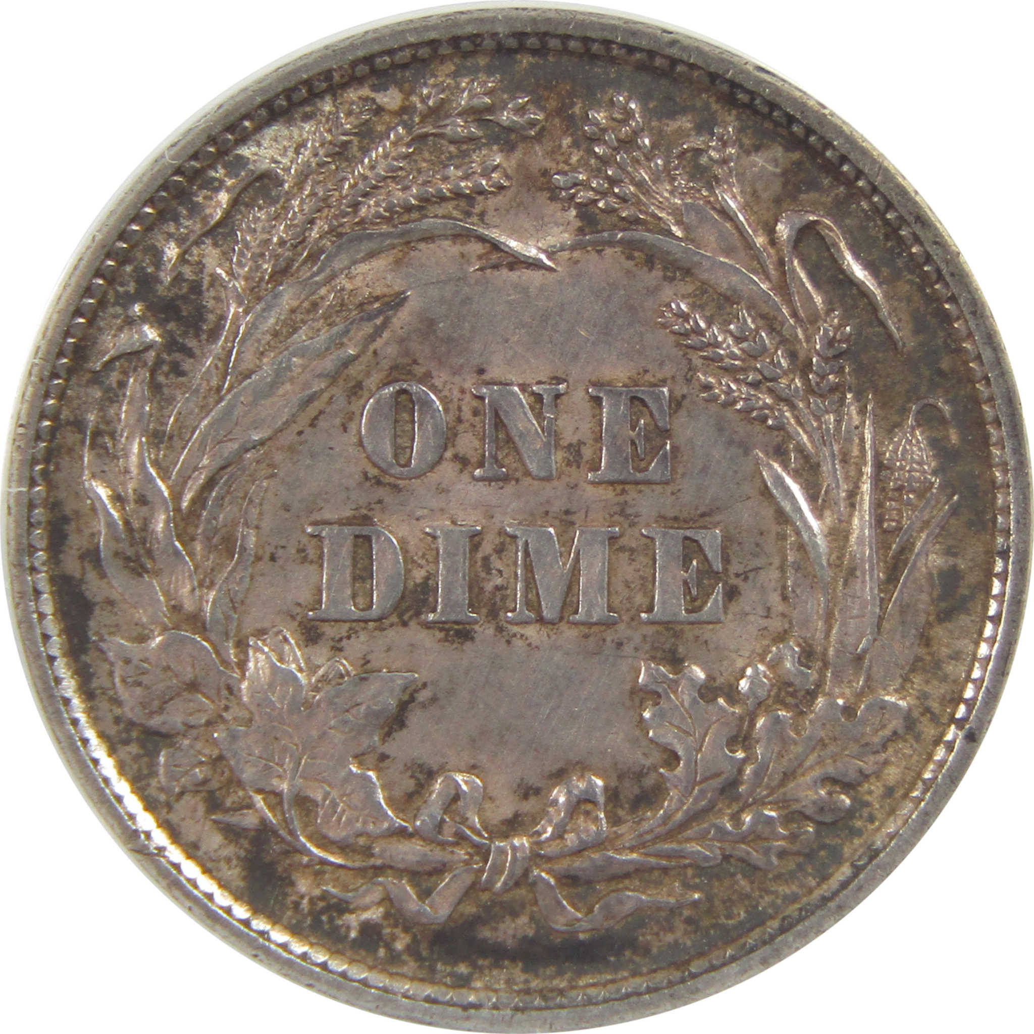 1897 Barber Dime MS 60 Details ANACS Silver Uncirculated SKU:I22323