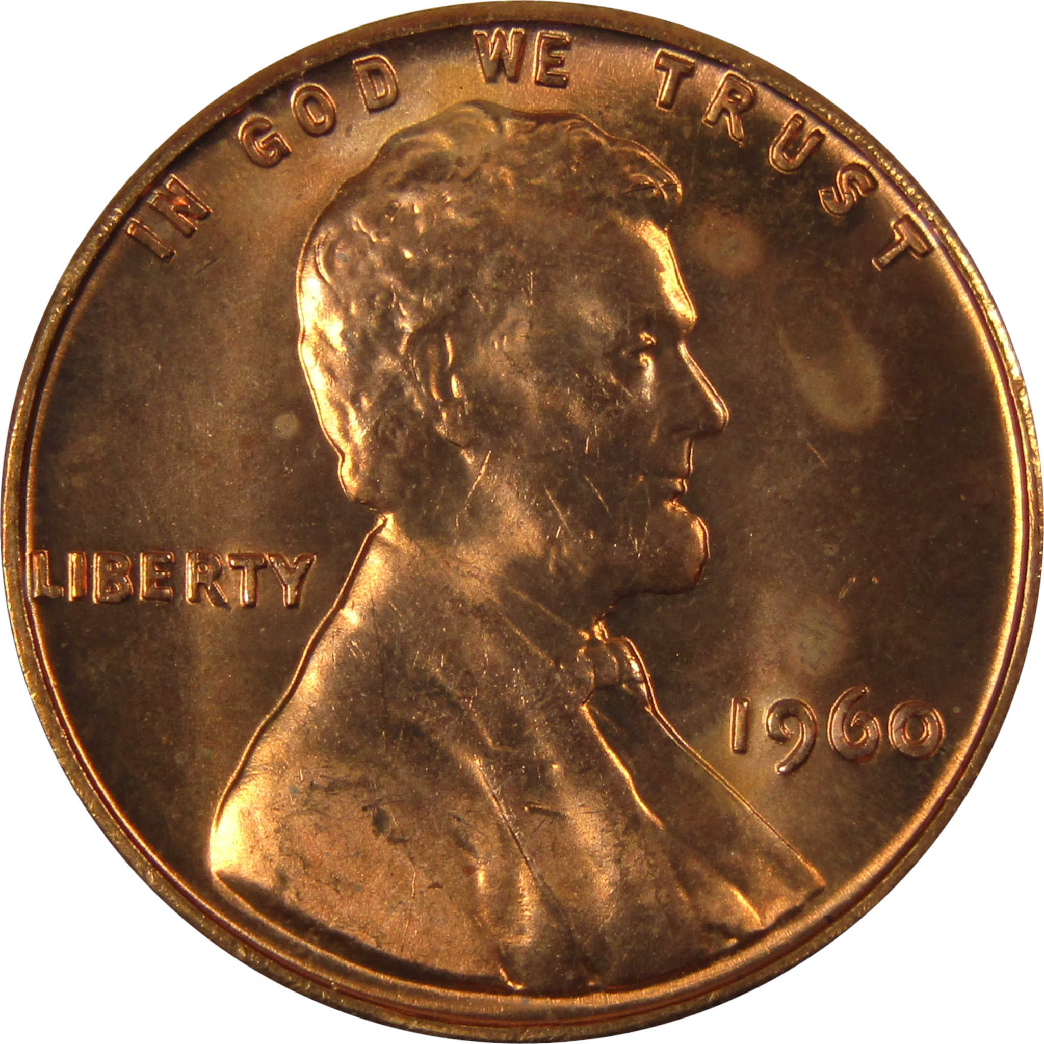 1960 Small Date Lincoln Memorial 1c Uncirculated Mint State SKU:I26585