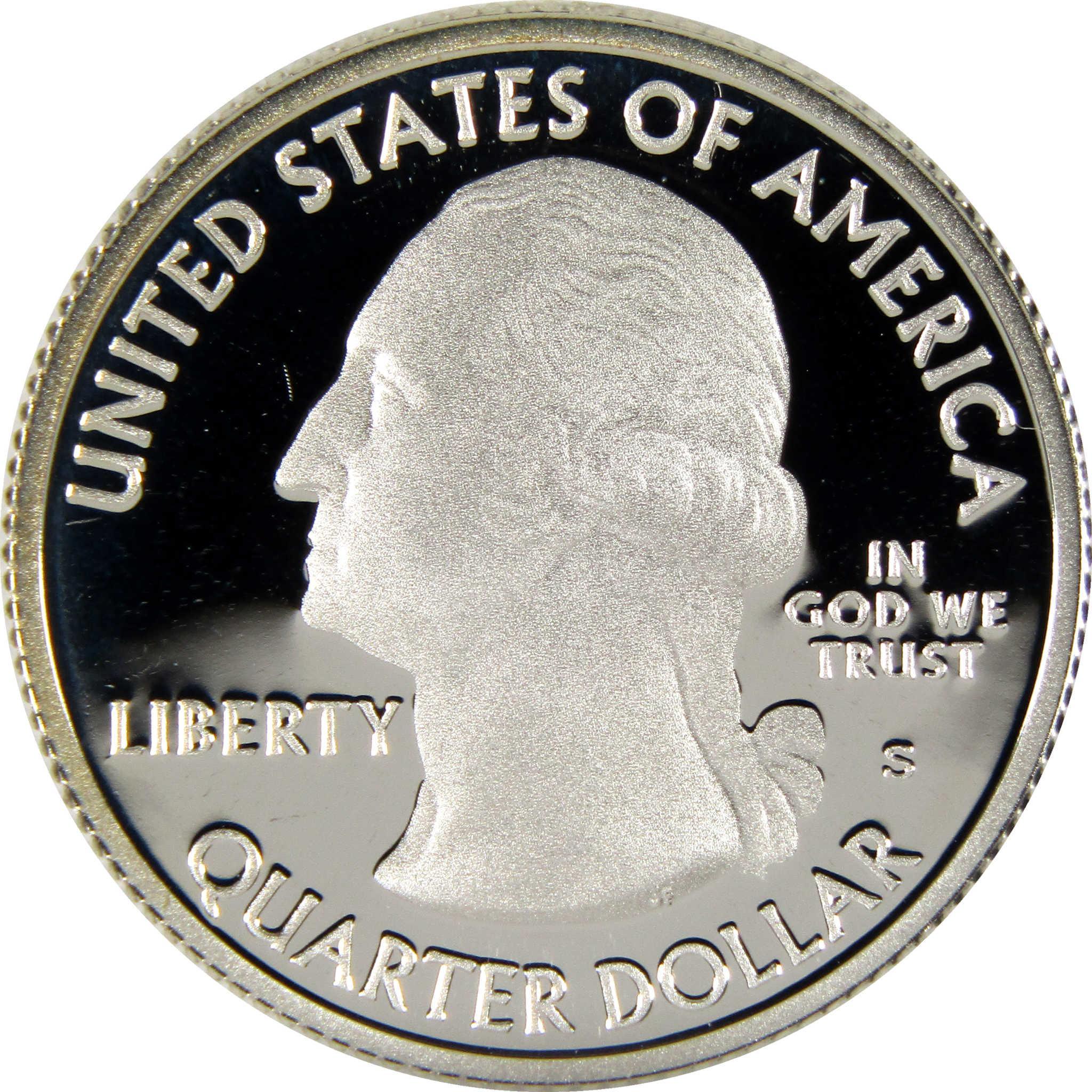 United States quarter dollar coin with Washington profile, collectible currency