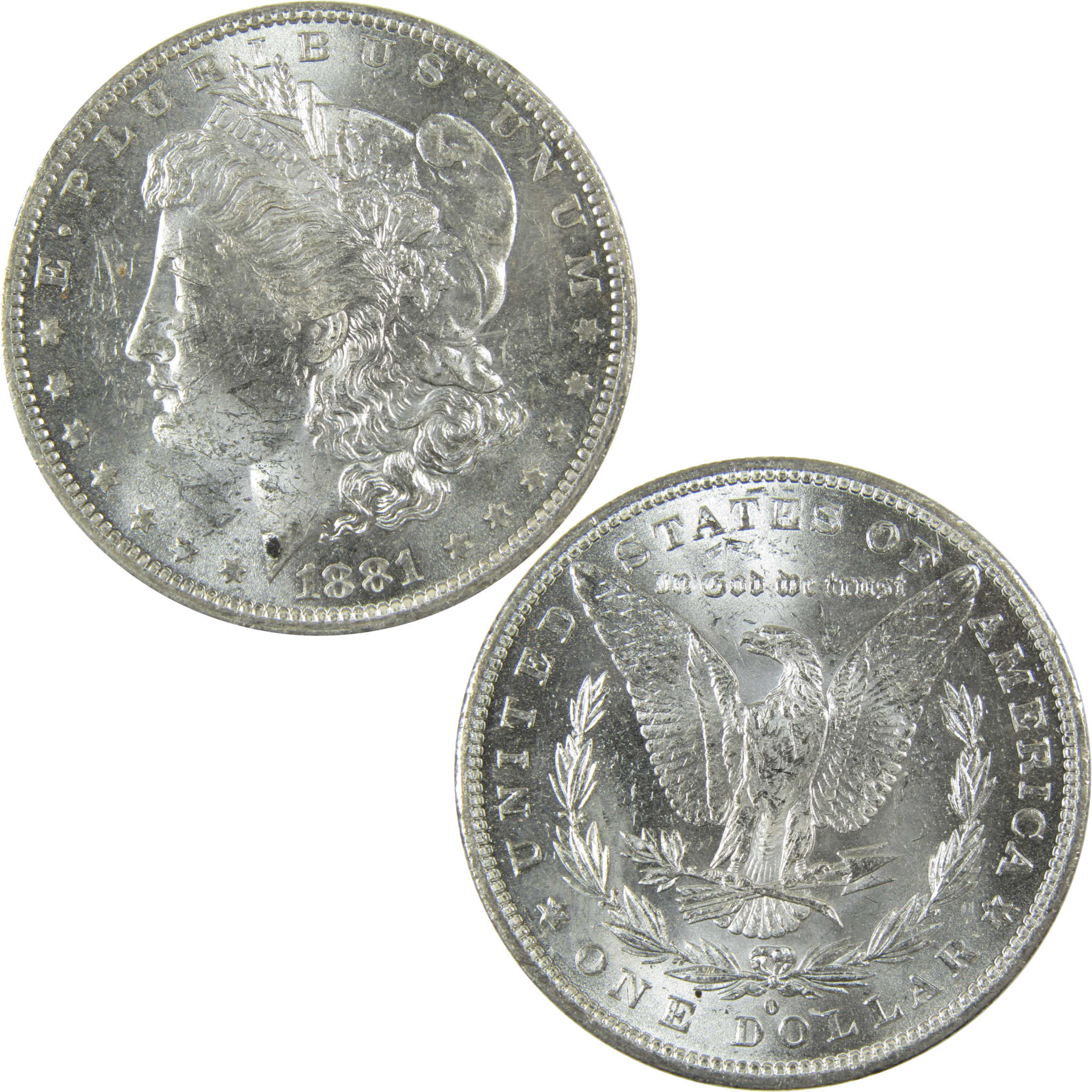 1881 O Morgan Silver Dollar Uncirculated Mint State $1 Coin SKU:I27717