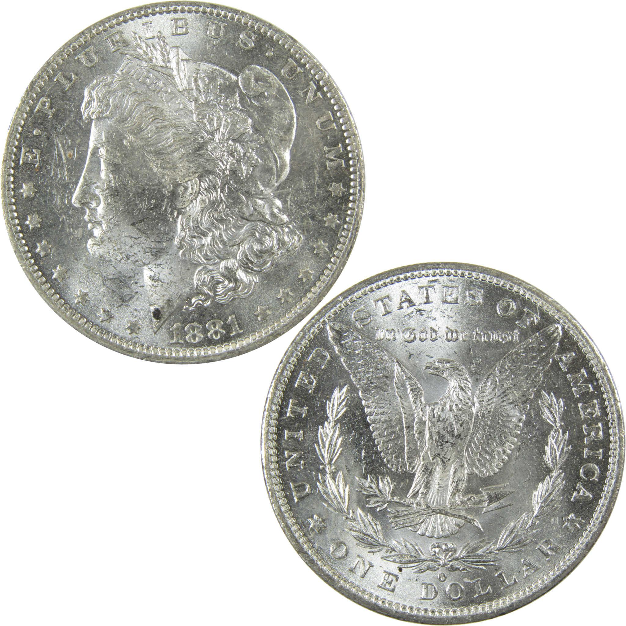 1881 O Morgan Silver Dollar Uncirculated Mint State $1 Coin SKU:I27717 - Morgan coin - Morgan silver dollar - Morgan silver dollar for sale - Profile Coins & Collectibles
