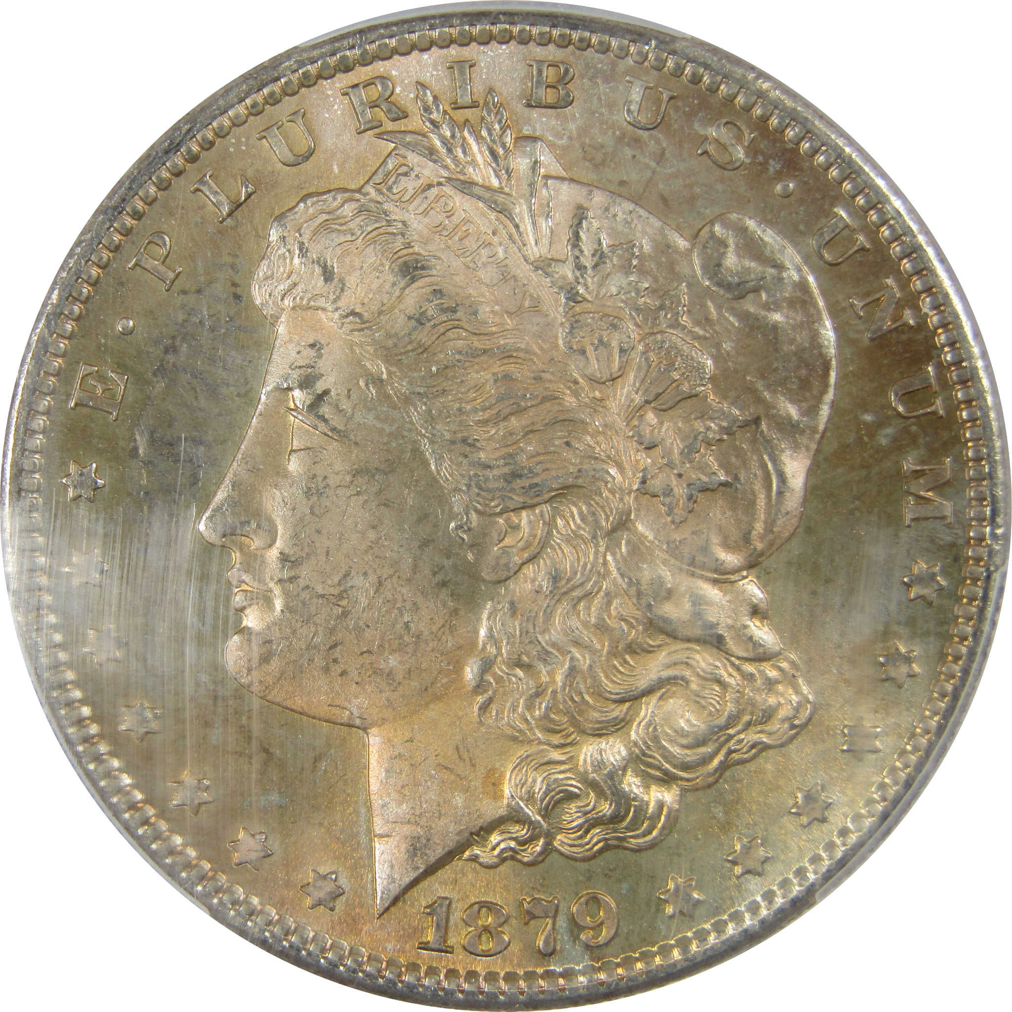 1879 S Morgan Dollar MS 63 PCGS Silver Uncirculated Toned SKU:I23793