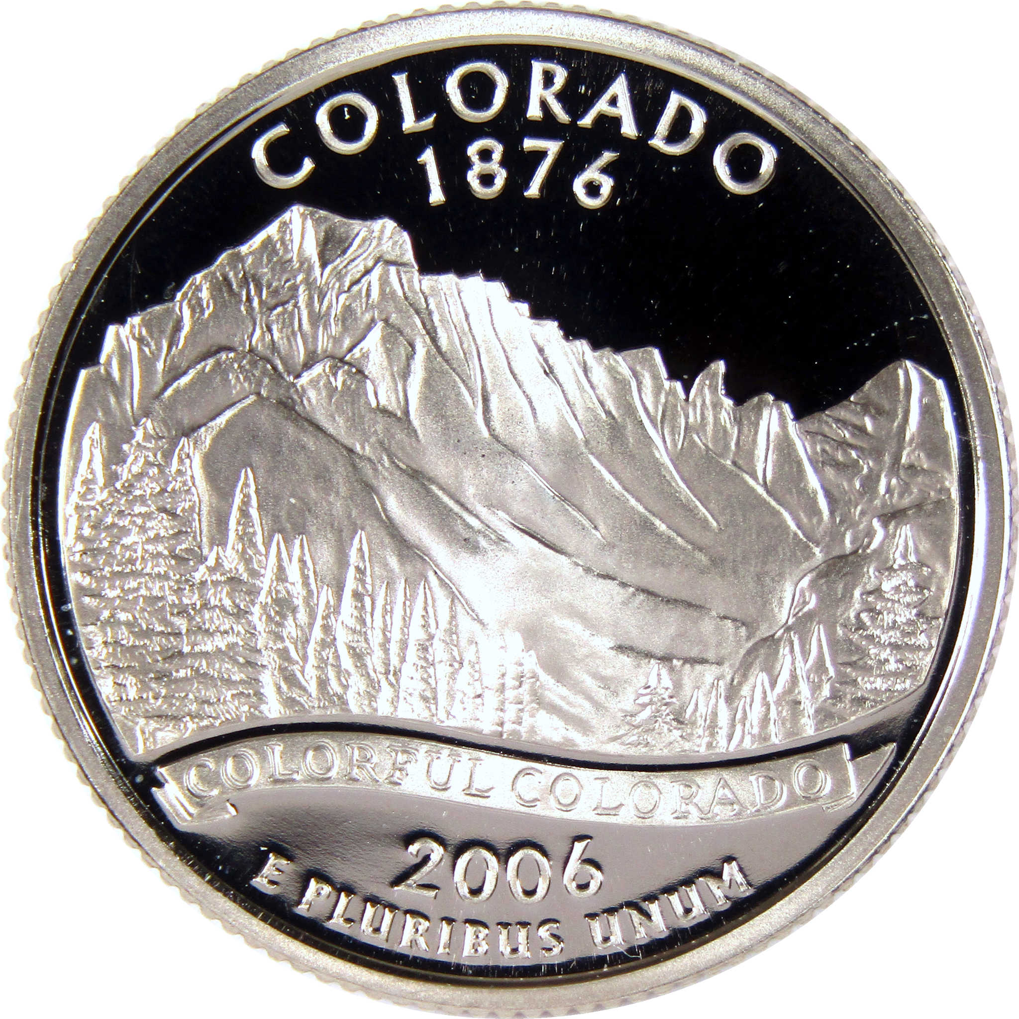 2006 S Colorado State Quarter Clad 25c Proof Coin