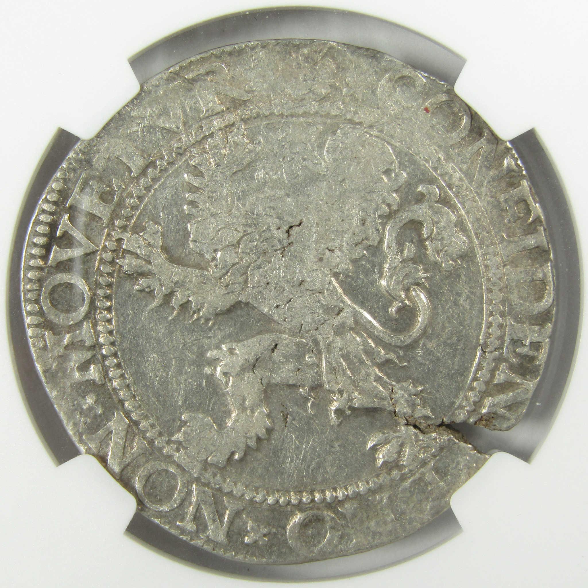 1576 Netherlands Lion Daalder Holland DAV-8838 AU 53 NGC SKU:CPC0577