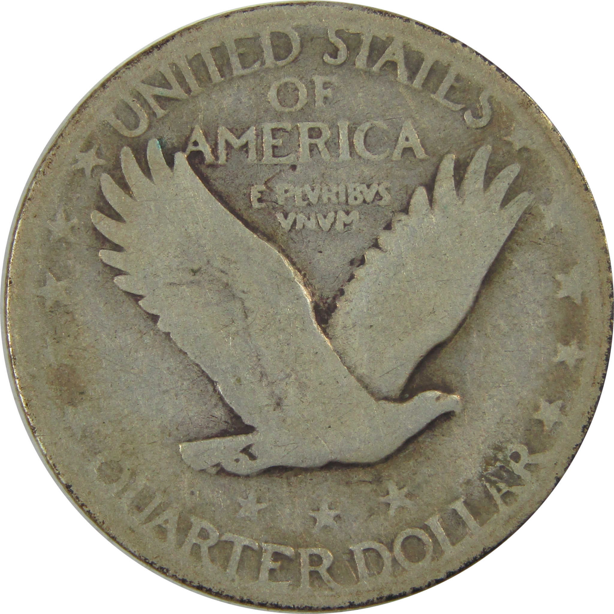 1927 S Standing Liberty Quarter G Good Silver 25c Coin SKU:I20249