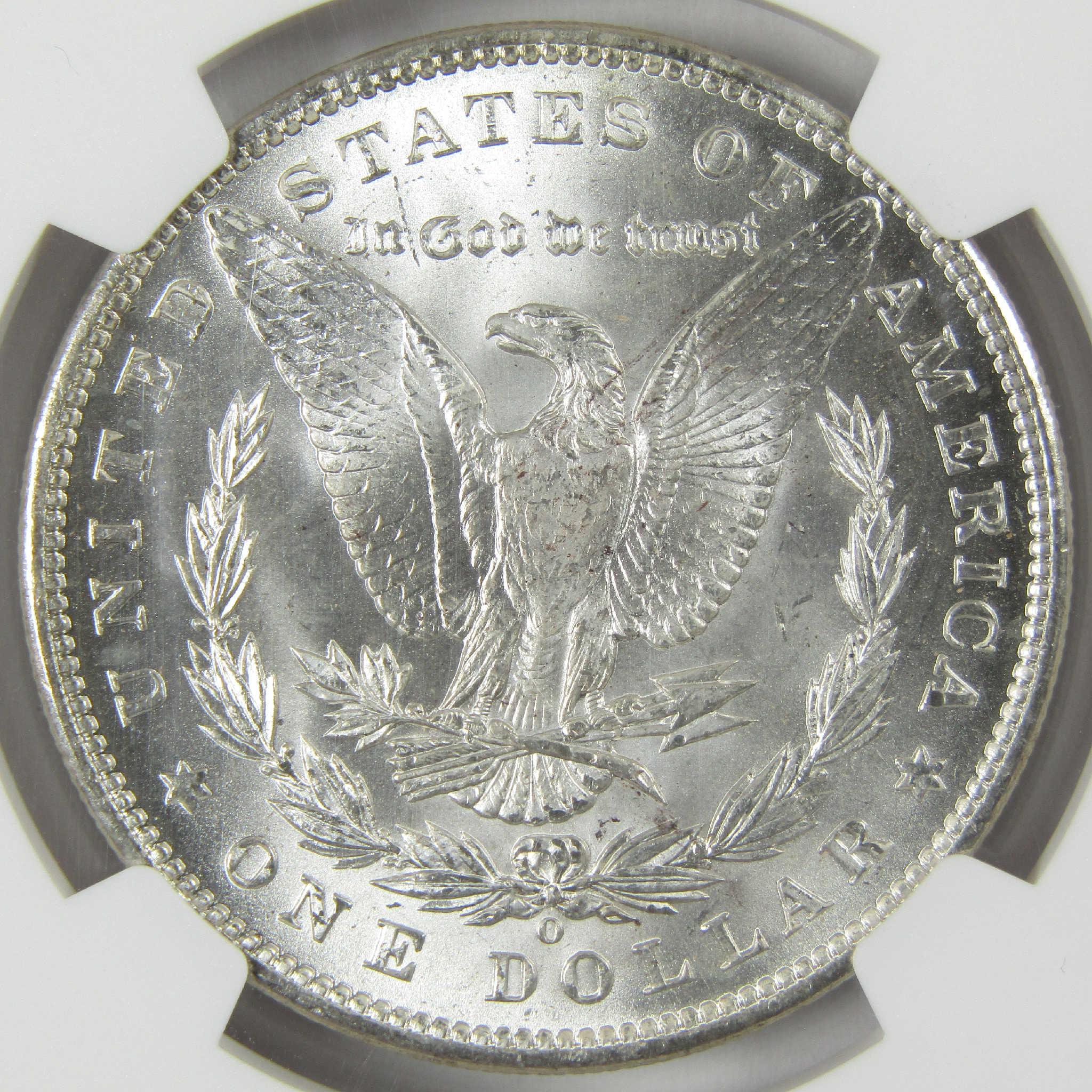 1898 O Morgan Silver Dollar MS 66 NGC Uncirculated $1 Coin Collectible - Morgan coin - Morgan silver dollar - Morgan silver dollar for sale - Profile Coins & Collectibles