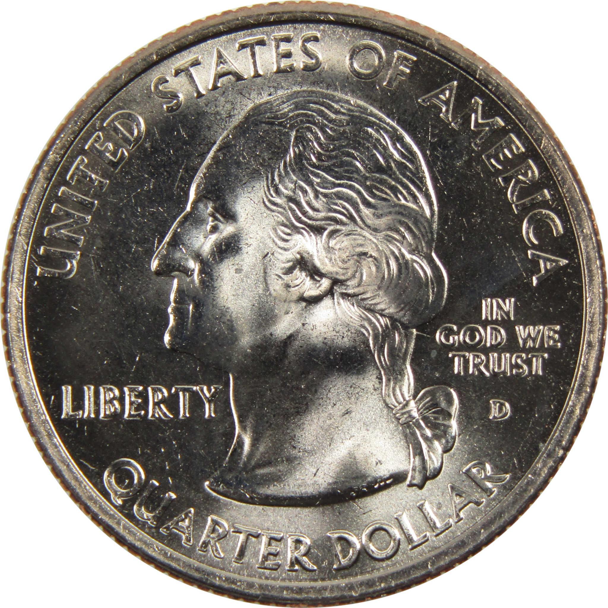 2001 D Kentucky State Quarter BU Uncirculated Clad 25c Coin