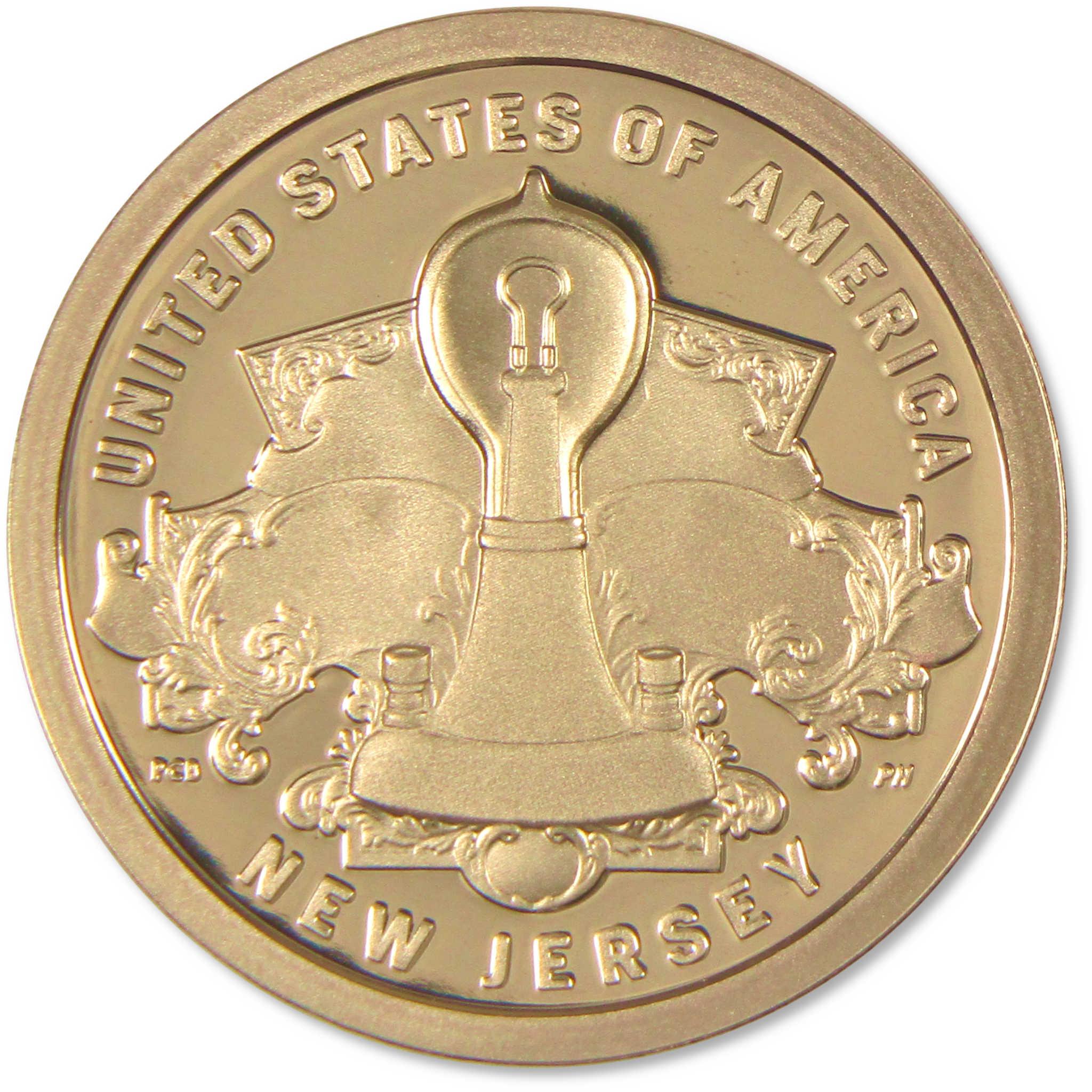 2019 S Light Bulb American Innovation Dollar Choice Proof $1 Coin