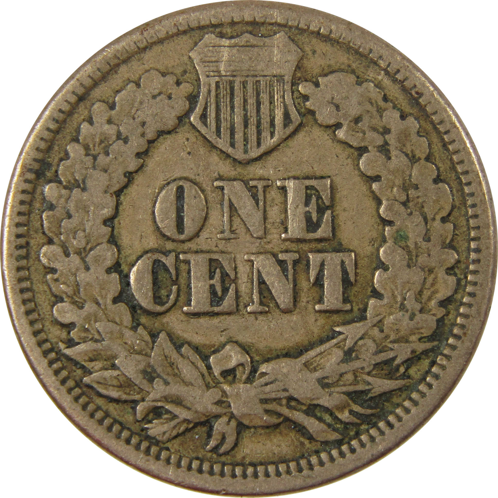 1863 Indian Head Cent VG Very Good Details Penny 1c Coin SKU:CP1239