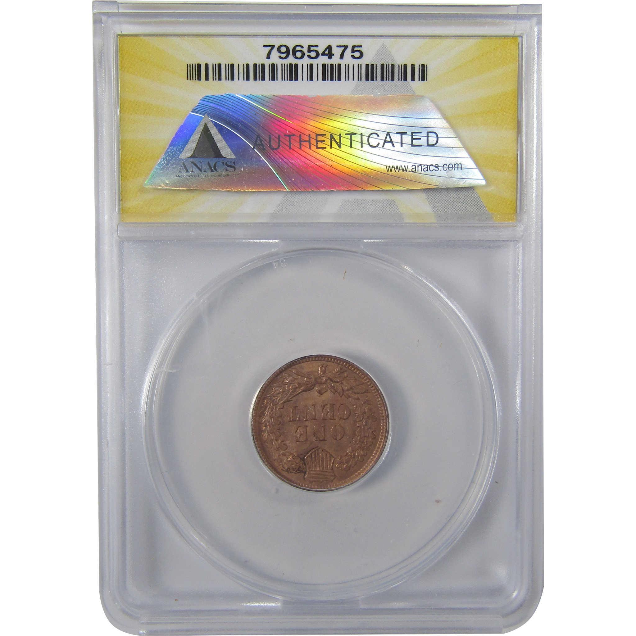 1900 Indian Head Cent AU 58 Details ANACS Penny 1c Coin SKU:I25473