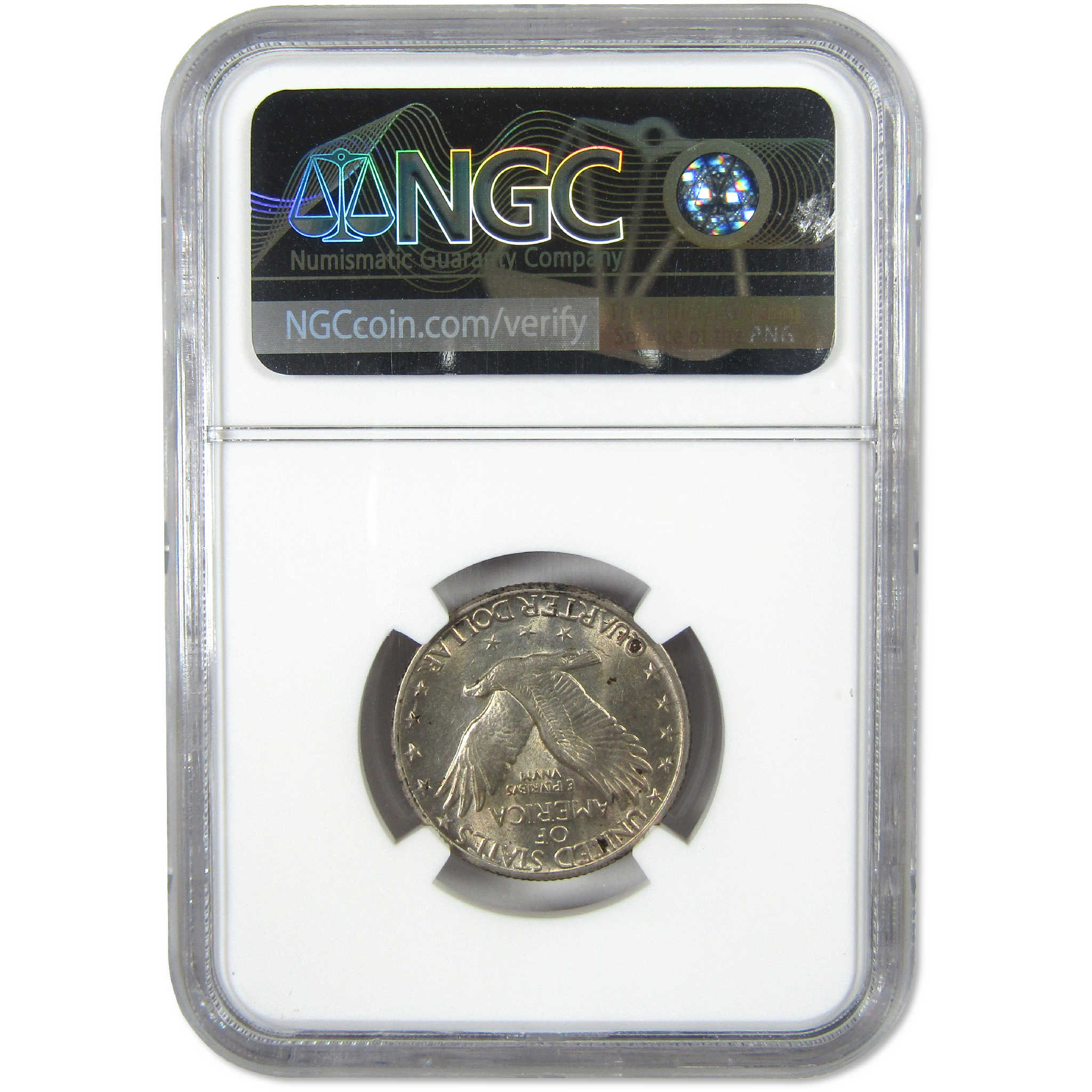 1930 Standing Liberty Silver Quarter AU 58 NGC 25c Coin Collectible