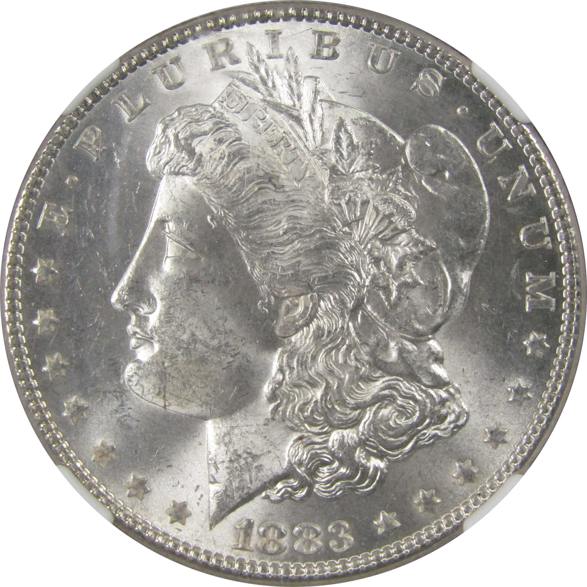 1883 Morgan Dollar MS 63 NGC Silver Uncirculated $1 Coin SKU:I23711