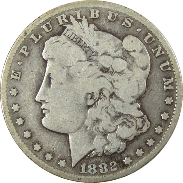 1882 CC Morgan Silver Dollar VG Very Good Details $1 Coin SKU:CP1733