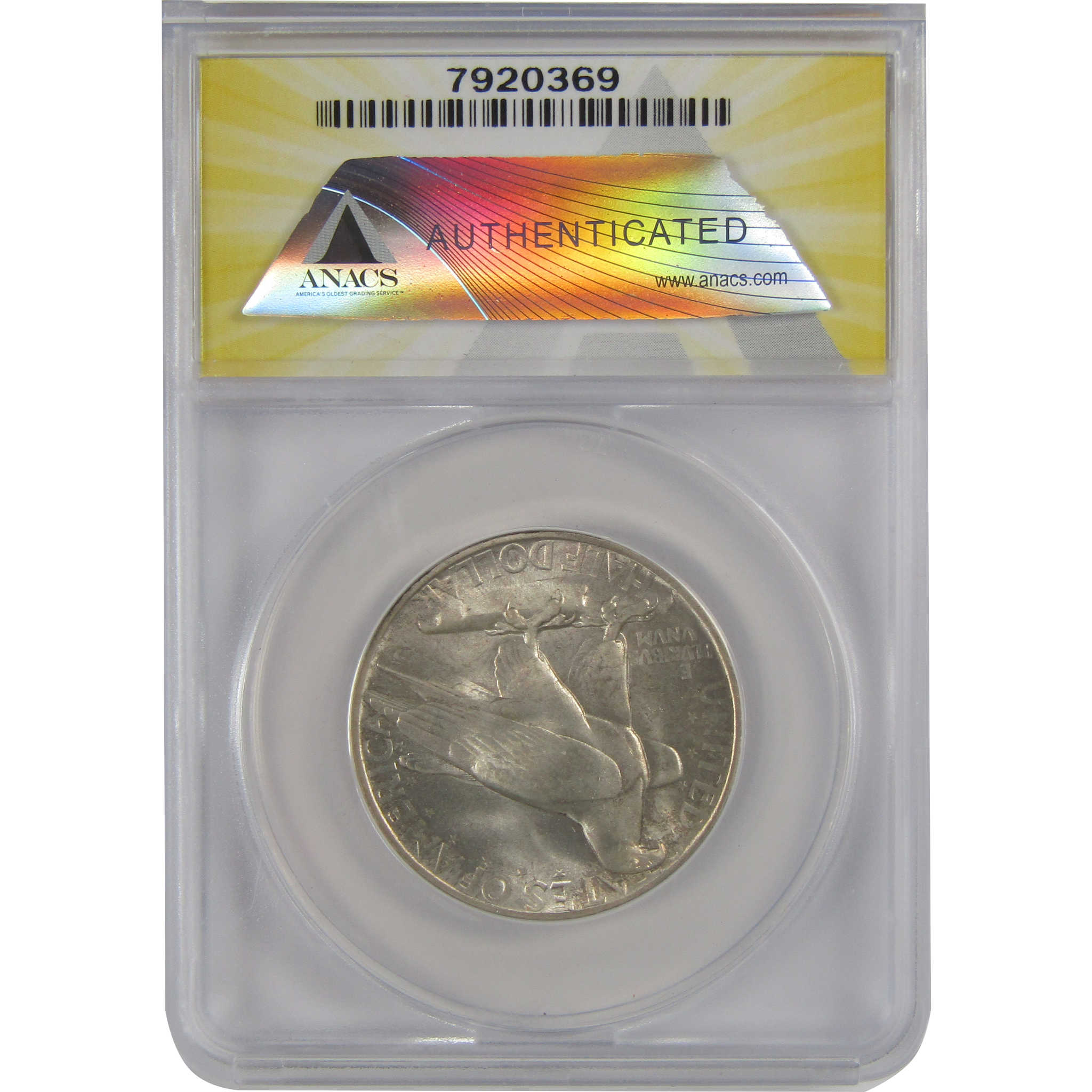 Connecticut Tercentenary Commemorative 50Cr 1935 MS 64 ANACS SKU:CP166