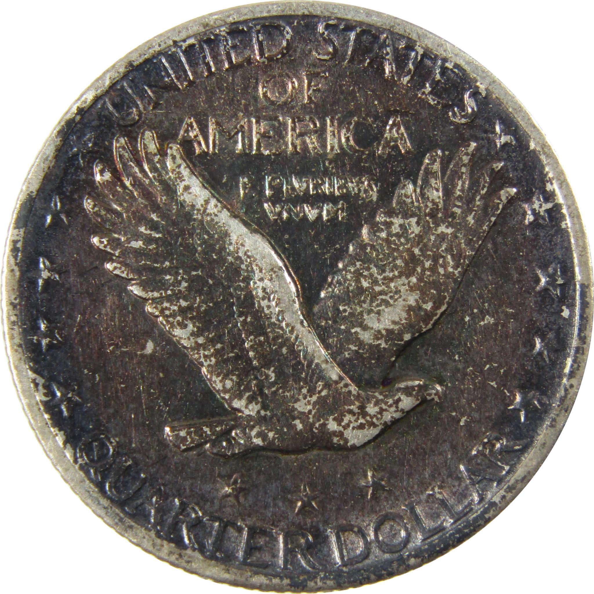 1930 S Standing Liberty 25c XF EF Extremely Fine Toned SKU:CP902