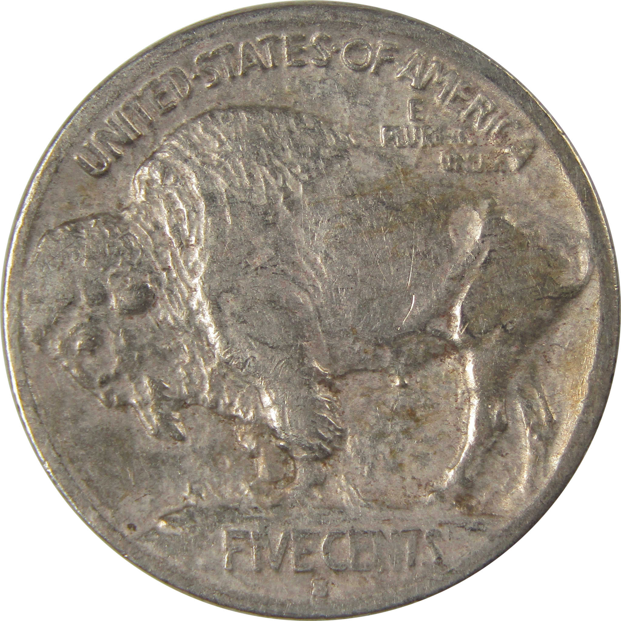 1913 S Type 1 Indian Head Buffalo Nickel F Fine Details SKU:I22905