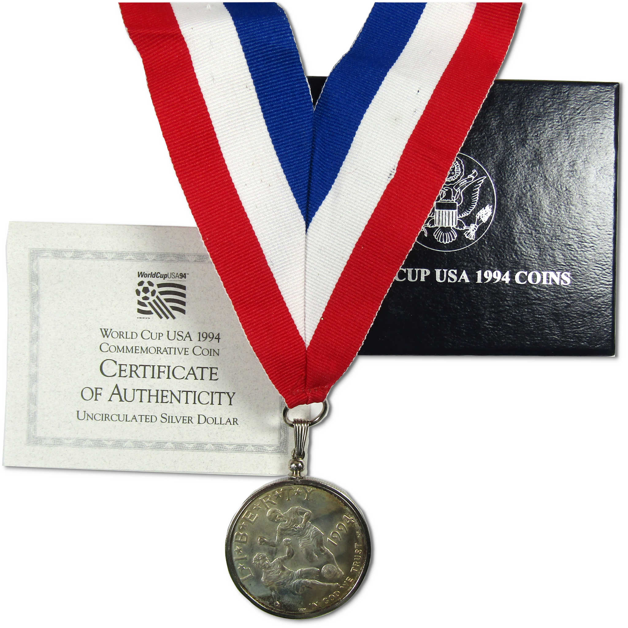 1994 D World Cup Tournament Commemorative Silver Dollar SKU:CP310
