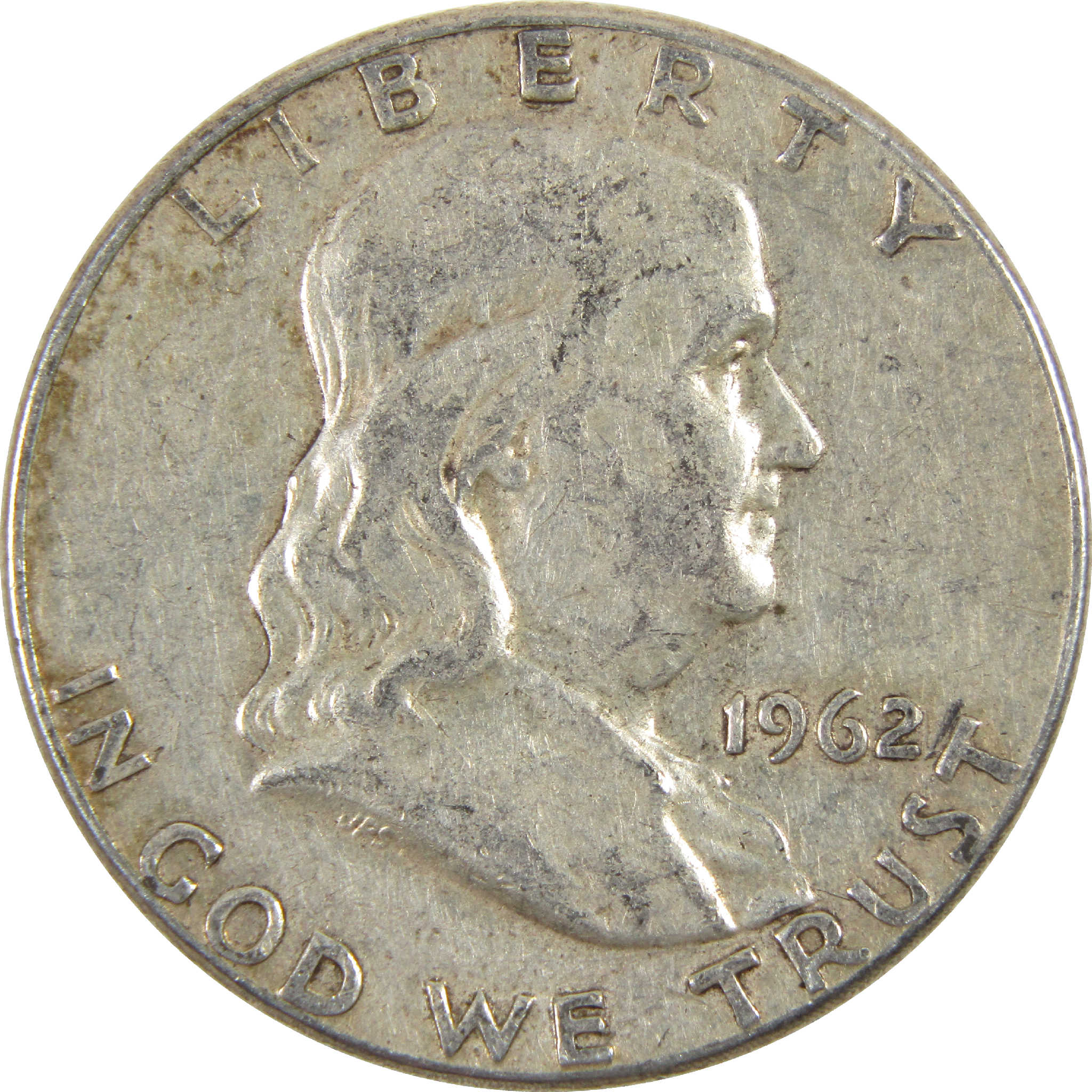 1962 Franklin Half Dollar G Good Silver 50c Coin