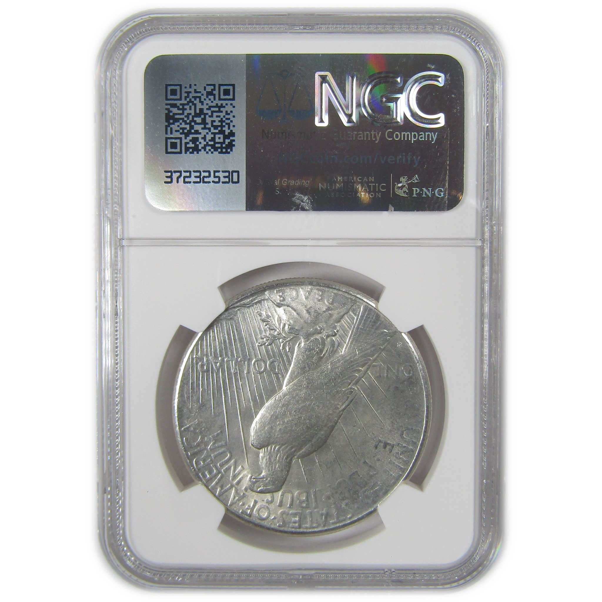 1923 S Peace Dollar MS 63 NGC Silver Original Bag Fragment SKU:I23364