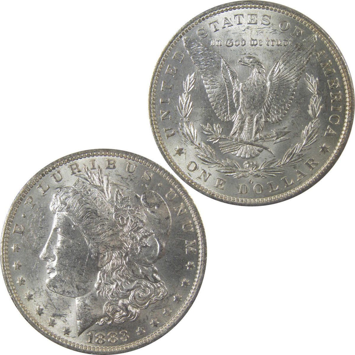 1883 O Morgan Silver Dollar Uncirculated Mint State Toned SKU:I24841