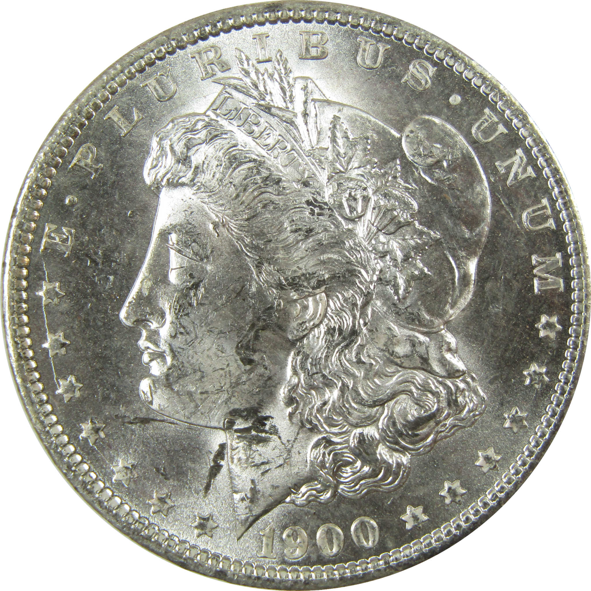 1900 O Morgan Silver Dollar Uncirculated Mint State $1 Coin SKU:I27782