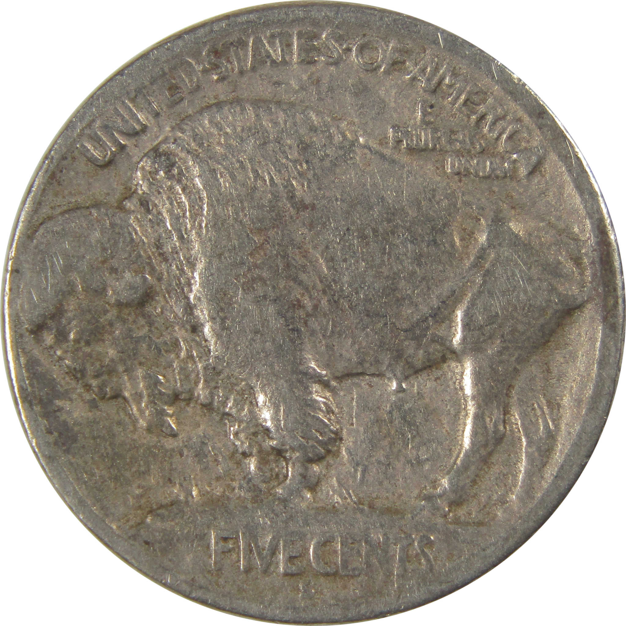 1913 S Type 1 Indian Head Buffalo Nickel F Fine Details SKU:I22911