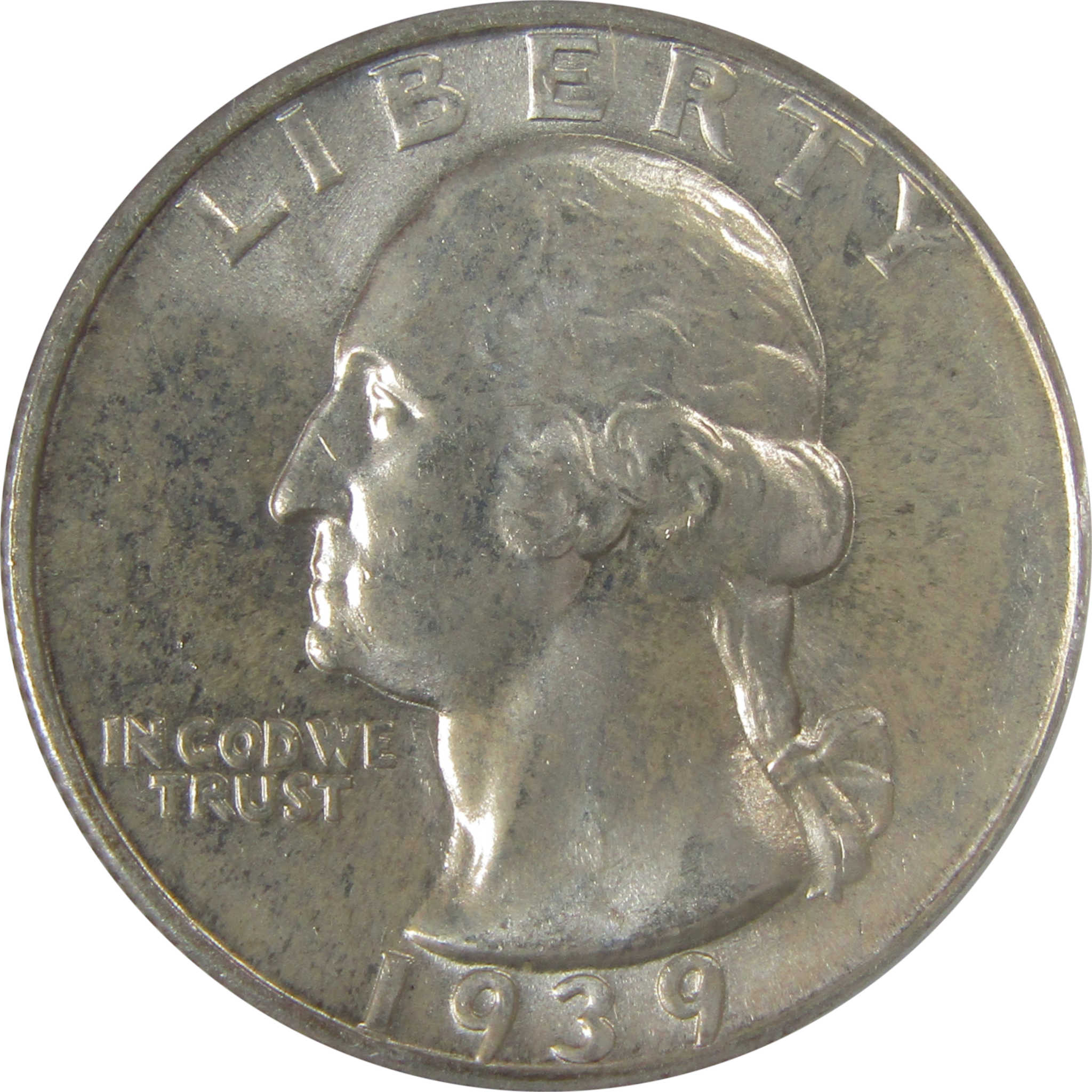 1939 S Washington Quarter MS 64 ANACS Silver Uncirculated SKU:I23627