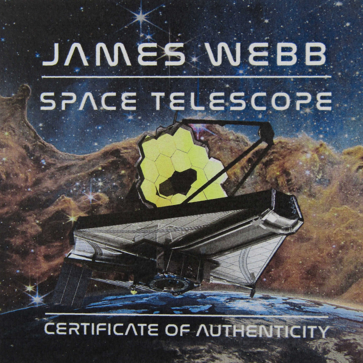 2023 Ghana 1 oz Titanium James Webb Space Telescope 2 Cedis Unc