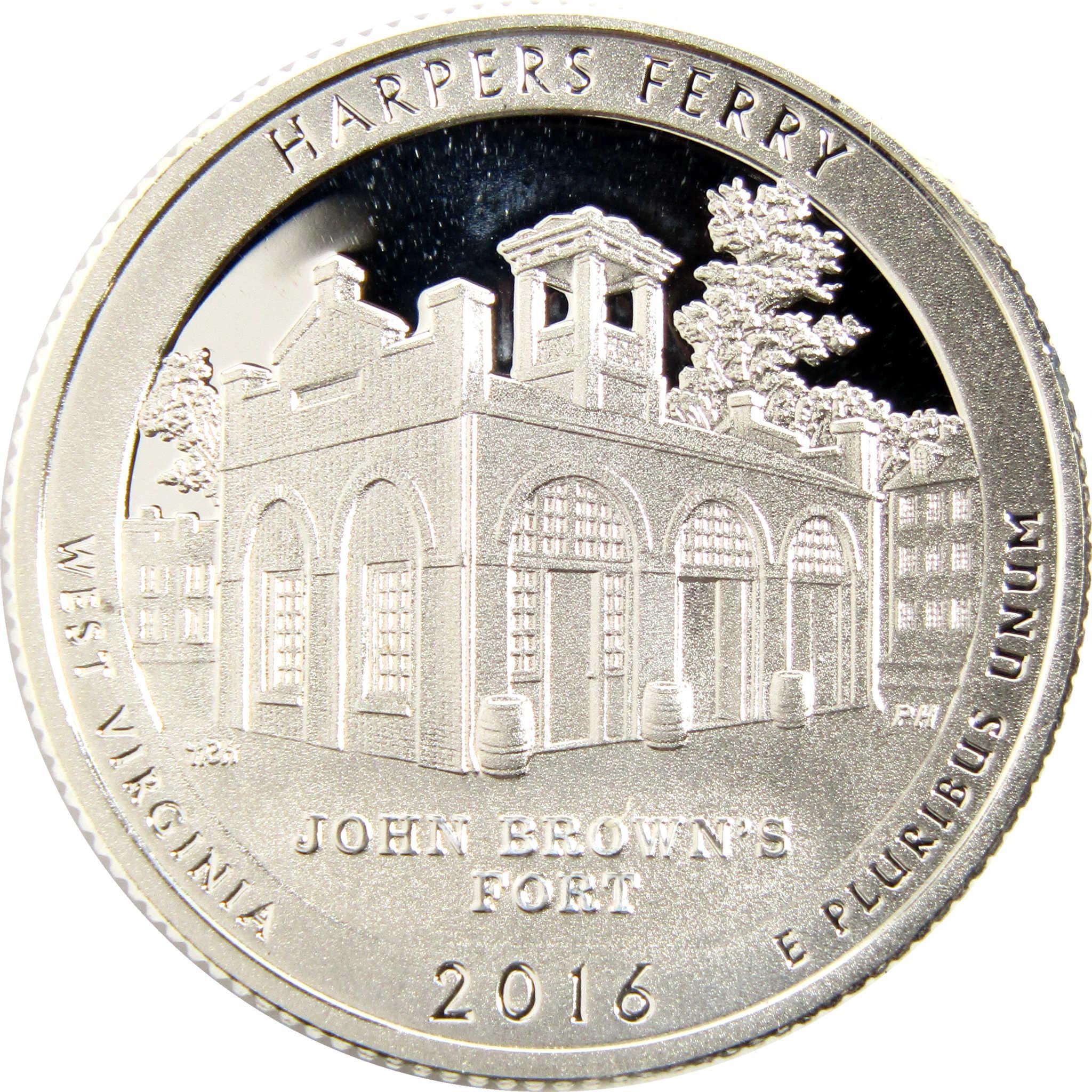 2016 West Virginia Harpers Ferry John Brown's Fort commemorative collectible coin