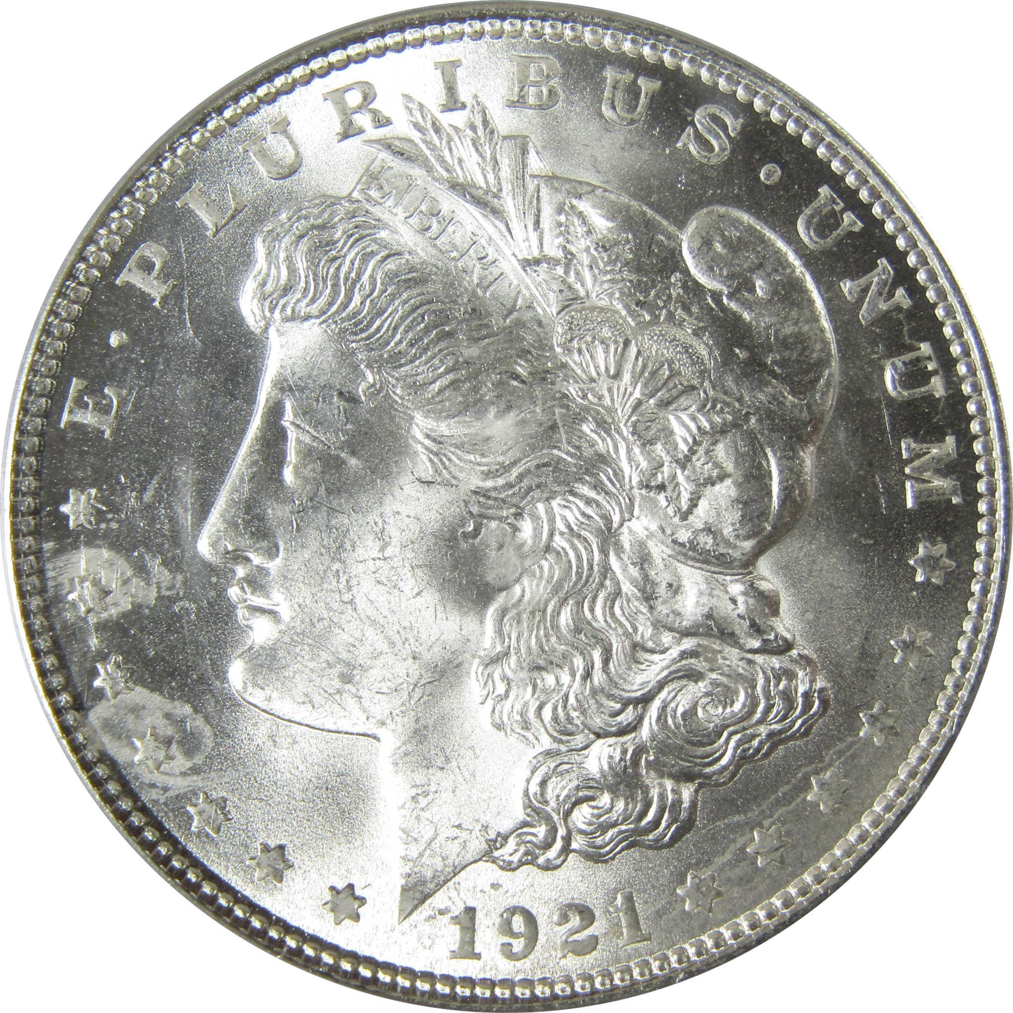 1921 Morgan Silver Dollar MS 63 PCGS Uncirculated $1 Coin SKU:CP935 - Morgan coin - Morgan silver dollar - Morgan silver dollar for sale - Profile Coins & Collectibles