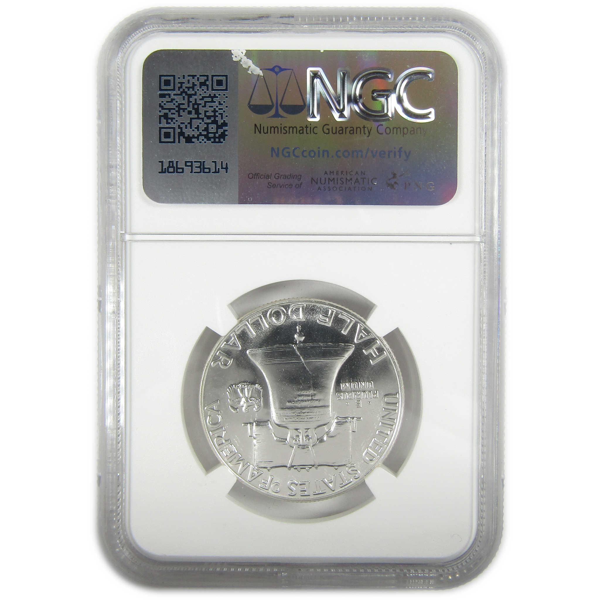 1955 Franklin Silver Half Dollar PF 68 NGC Proof 50c Coin SKU:I27405