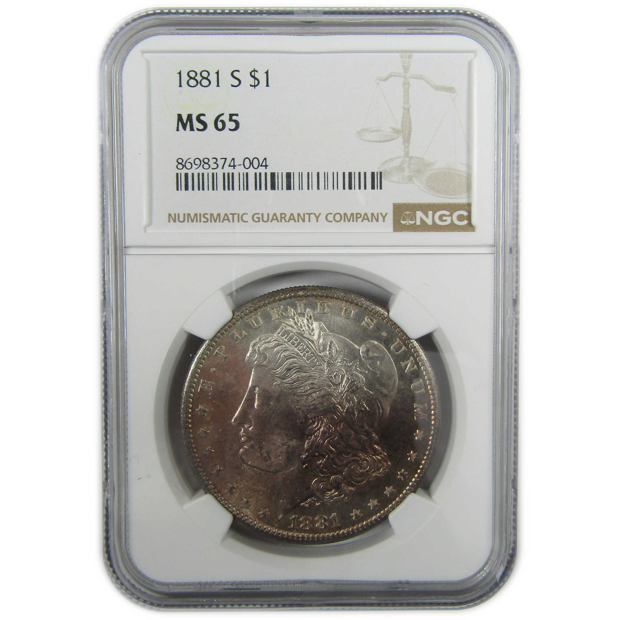 1881 S Morgan Silver Dollar MS 65 NGC Uncirculated $1 Coin SKU:I27922 - Morgan coin - Morgan silver dollar - Morgan silver dollar for sale - Profile Coins & Collectibles
