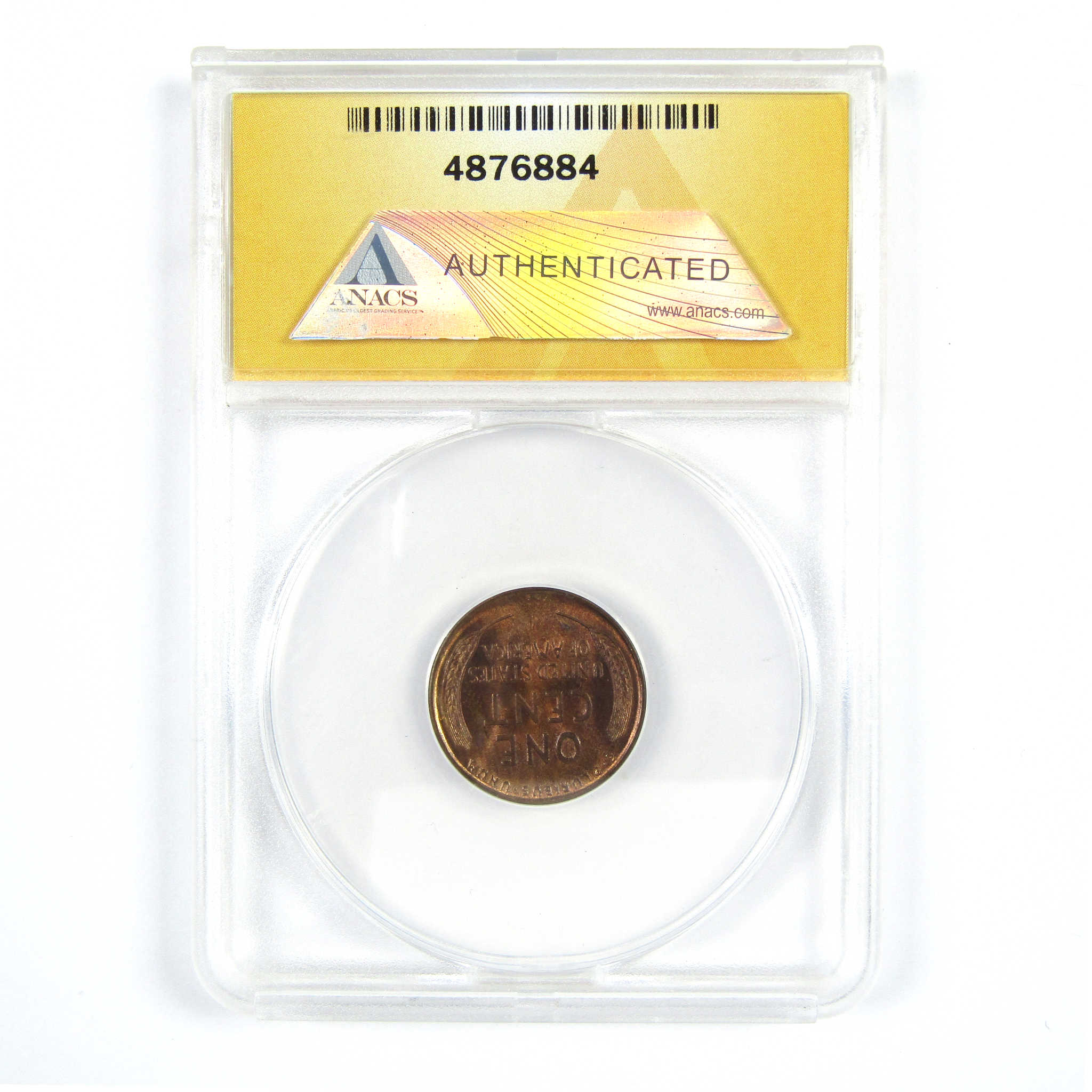 1909 VDB Lincoln Wheat Cent MS 65 RB ANACS Penny 1c SKU:CPC7394