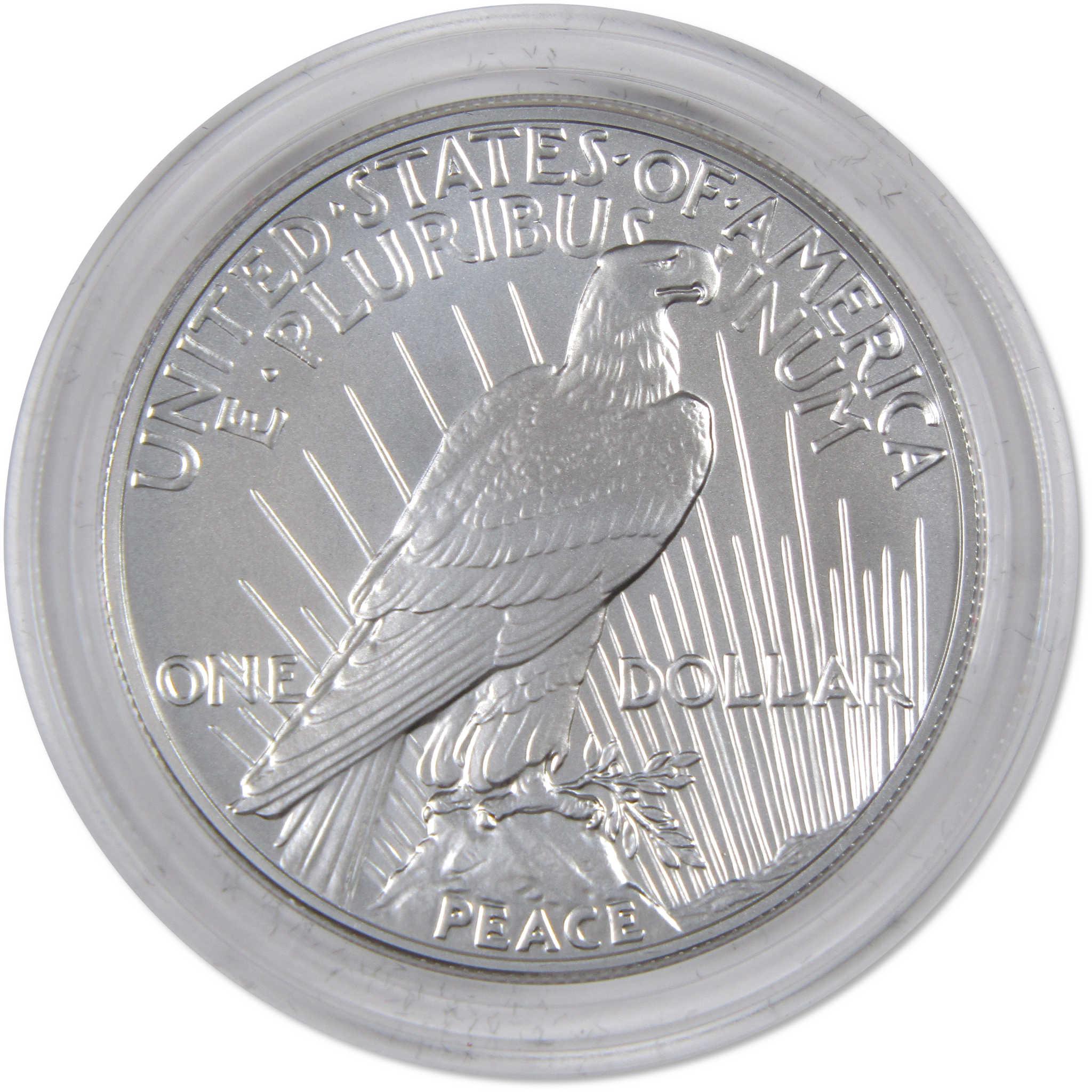 2023 Peace Dollar BU Choice Uncirculated .999 Silver Bullion OGP COA