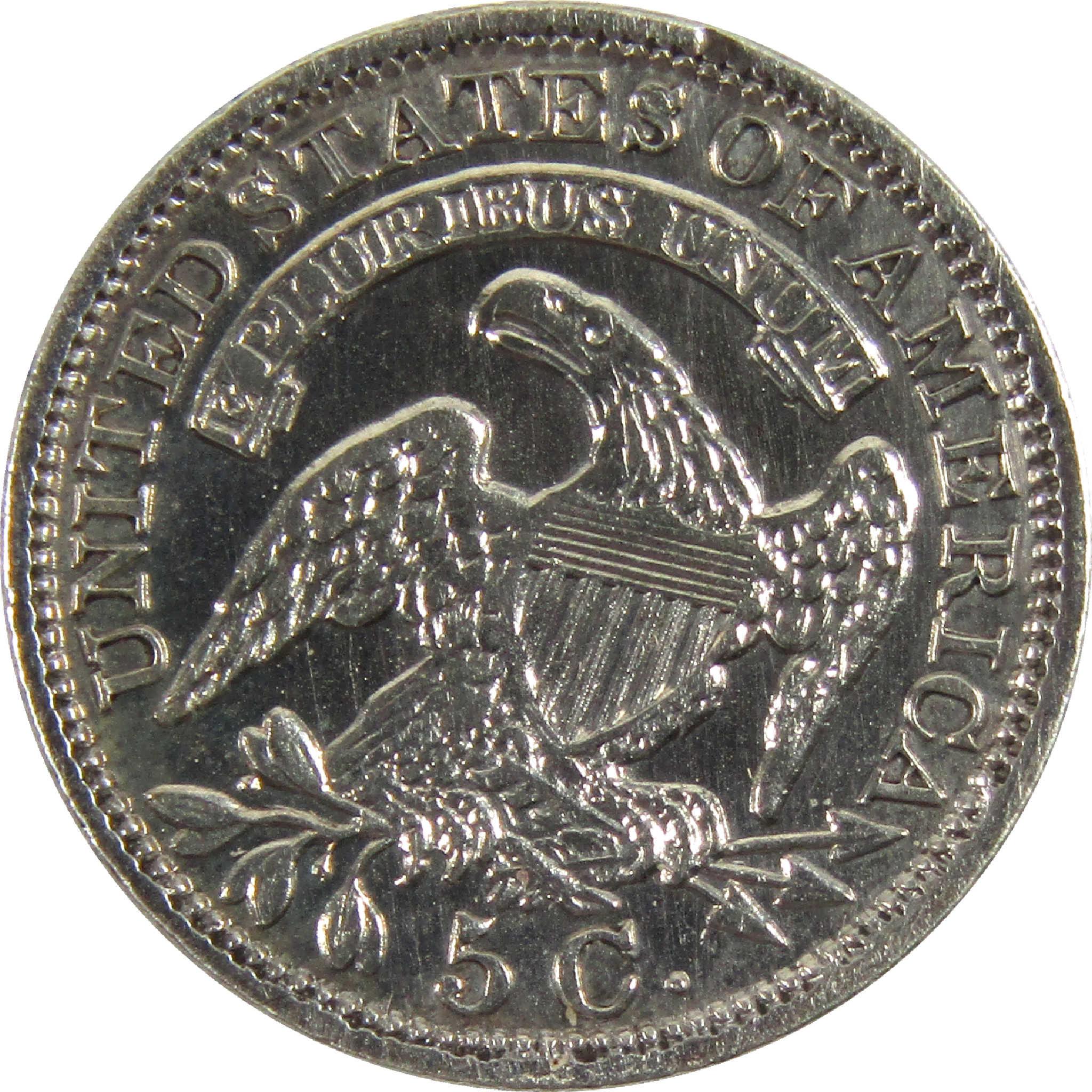 1831 Capped Bust Half Dime Uncirculated Details Silver 5c SKU:CPC6170