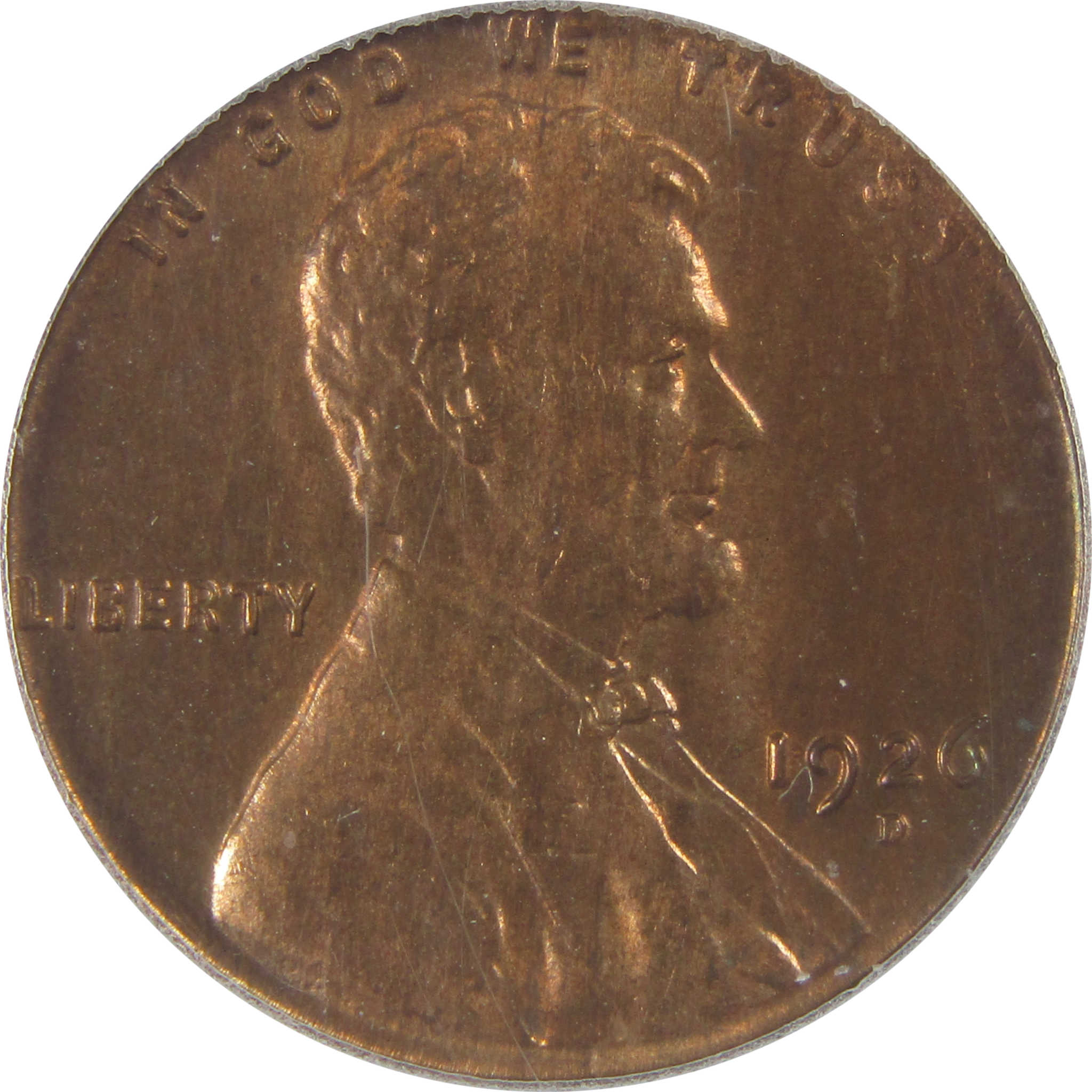 1926 D Lincoln Wheat Cent MS 64 RB ICG Penny Uncirculated SKU:I23777