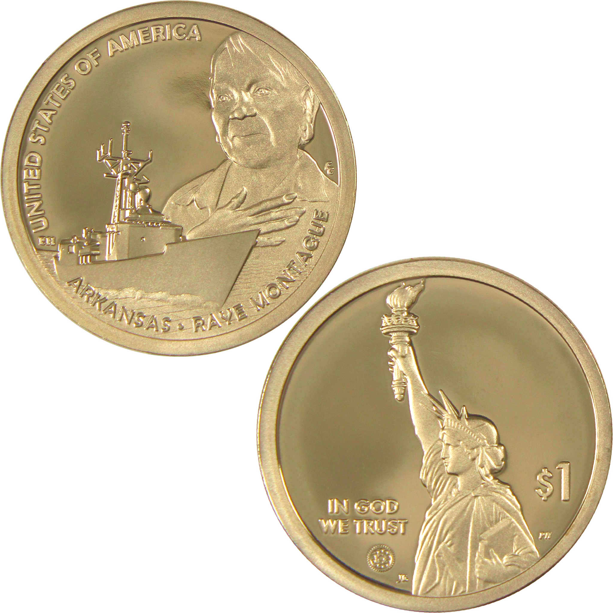 2025 S Arkansas Raye Montague American Innovation Dollar Proof $1 Coin