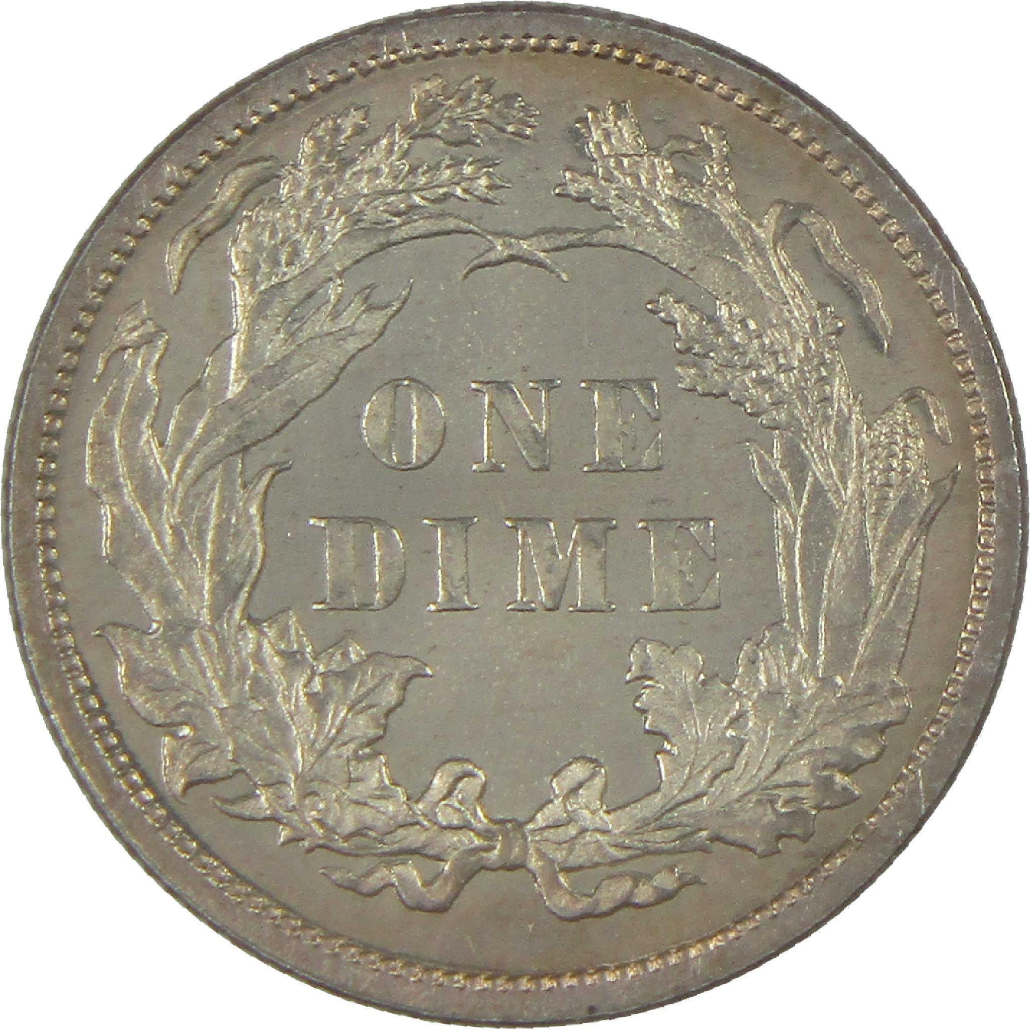 1885 Seated Liberty Silver Dime Proof 10c Coin Collectible