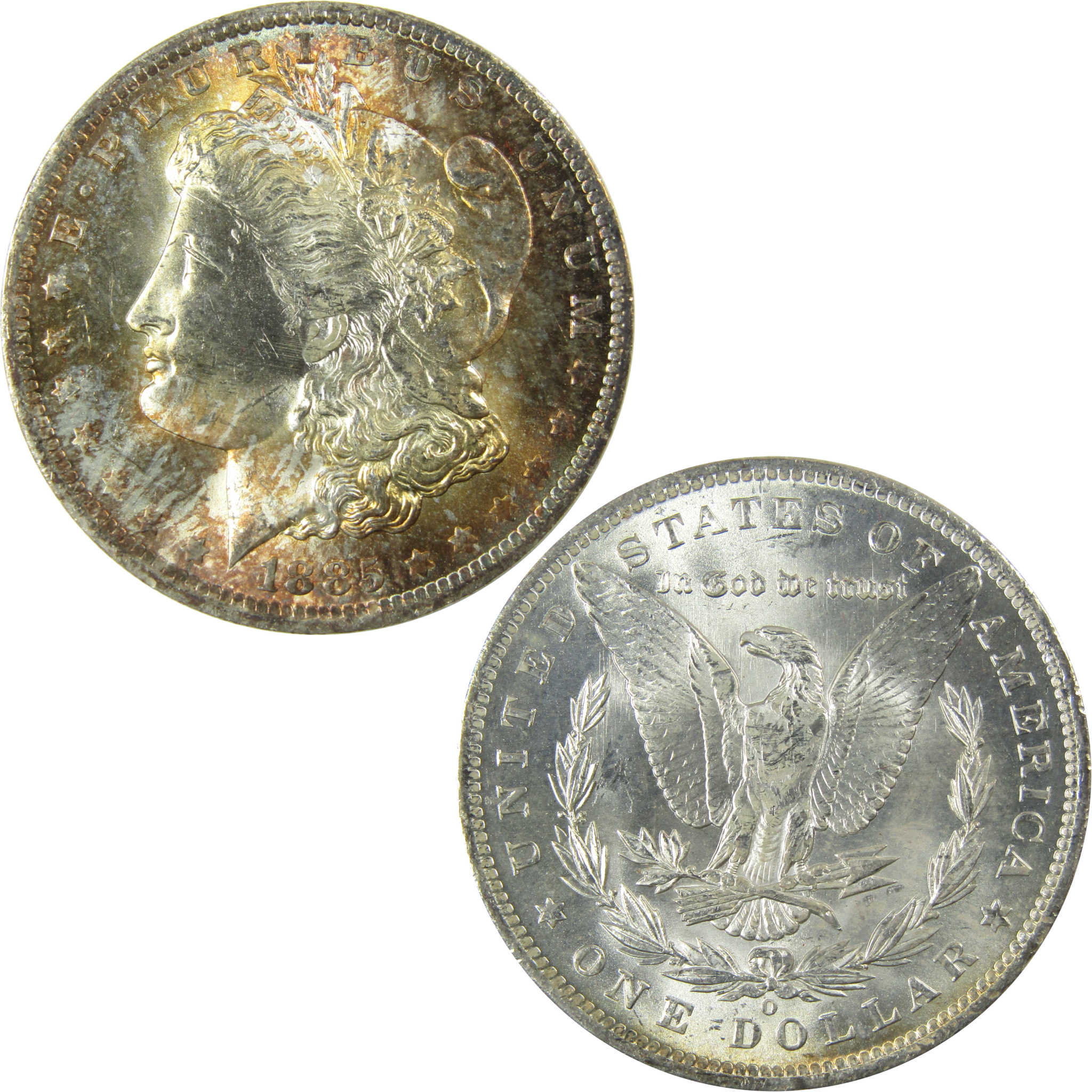 1883-1885 New Orleans Morgan Silver Dollar Set Uncirculated SKU:CP752