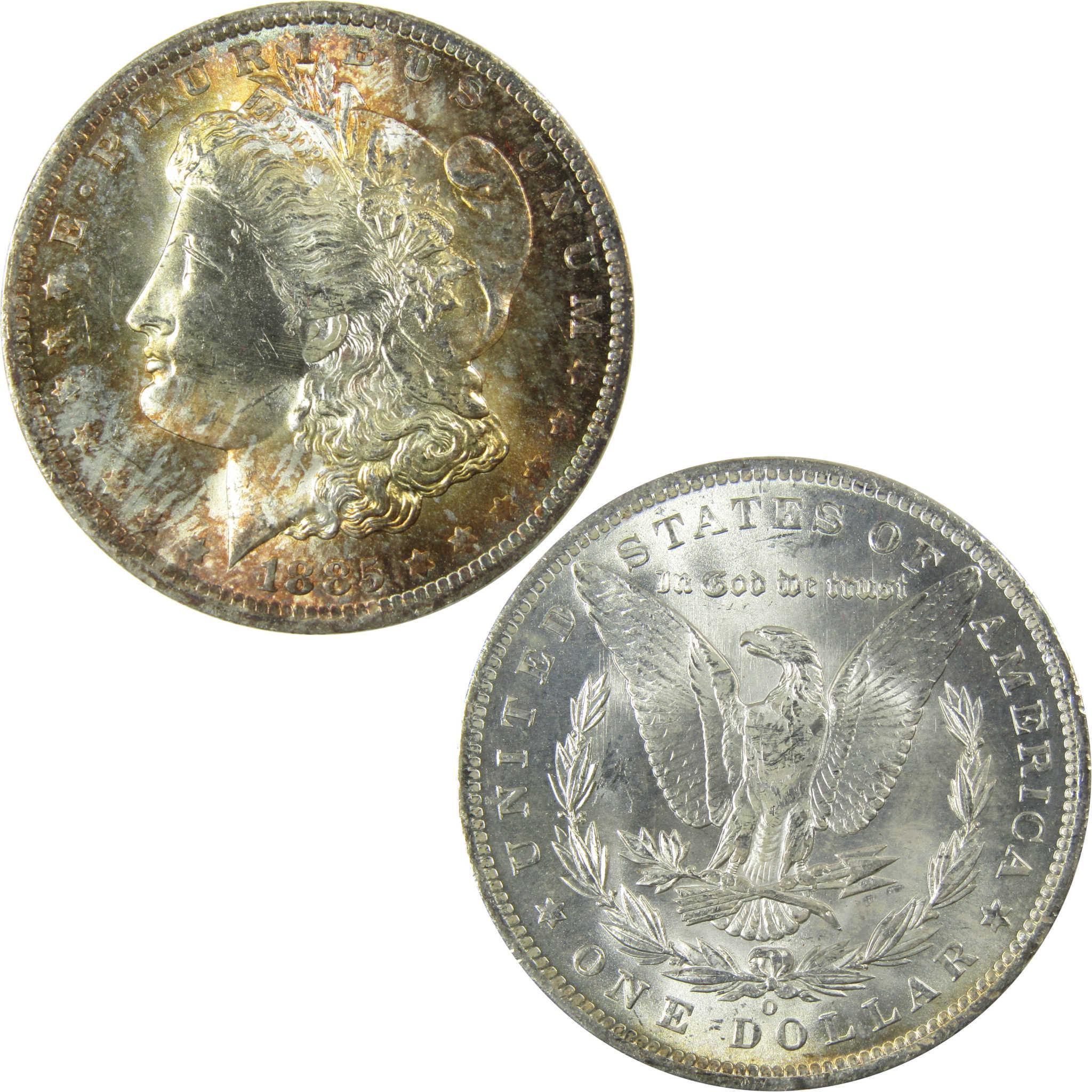 1883-1885 New Orleans Morgan Silver Dollar Set Uncirculated SKU:CP752