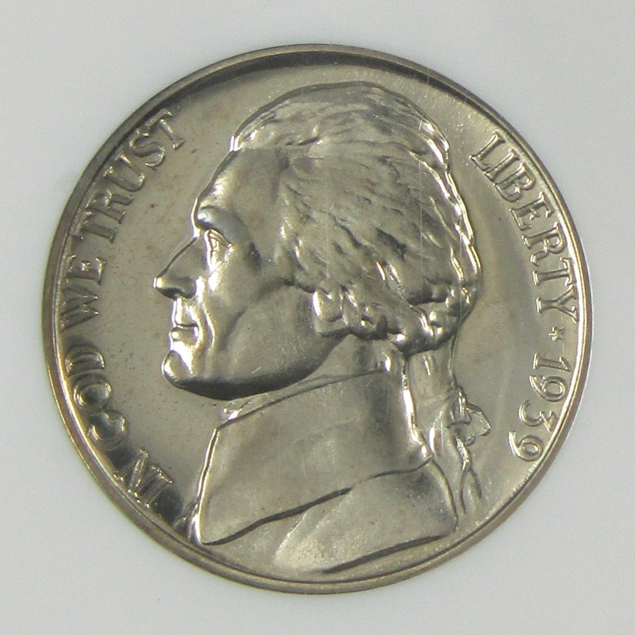1939 Rev of 40 FS-023 Jefferson Nickel PF 67 NGC Proof SKU:I26427